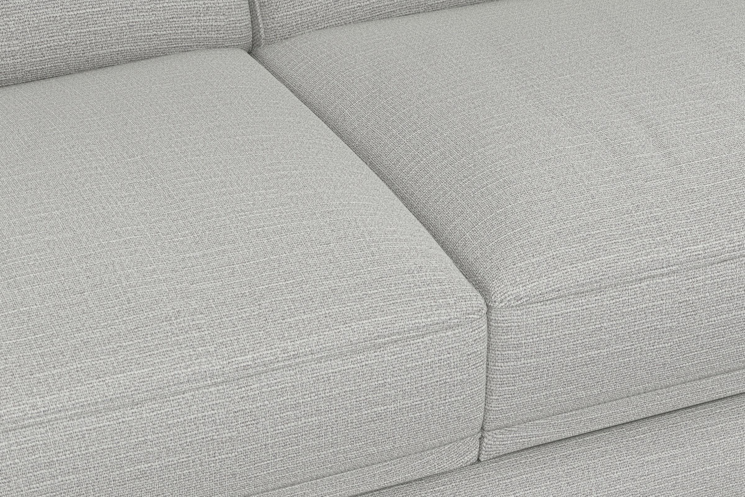 sit&more Ecksofa »Dundee L-Form«, mit Federkern und Edelstahlfüßen, wahlweise mit Kopfteilverstellung