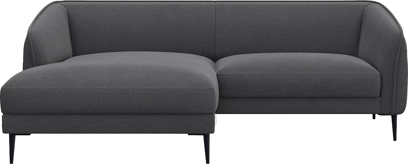 FLEXLUX Ecksofa »Belle Designsofa, bequem durch Kaltschaum im Sitz, OTTOs C günstig online kaufen