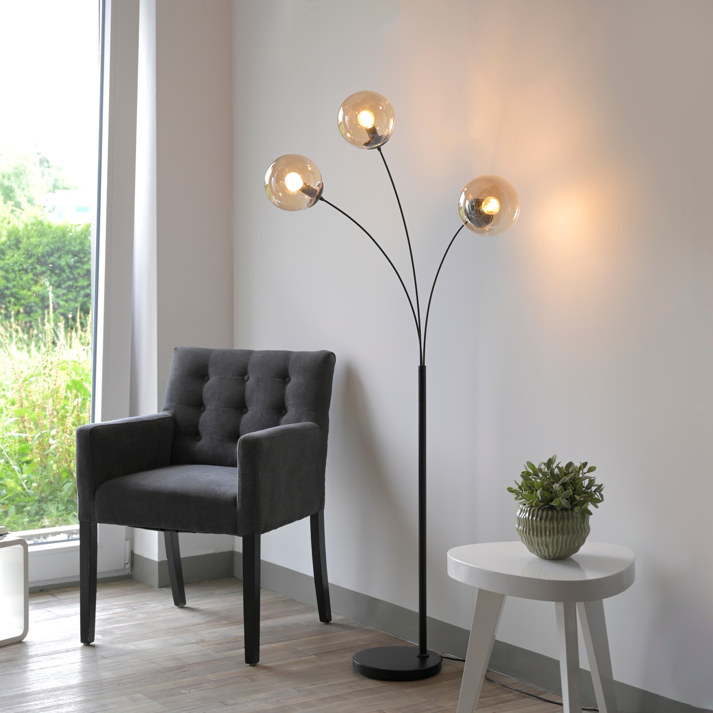andas Stehlampe »Nymölla«, 3 flammig, Leuchtmittel E14   ohne Leuchtmittel, günstig online kaufen
