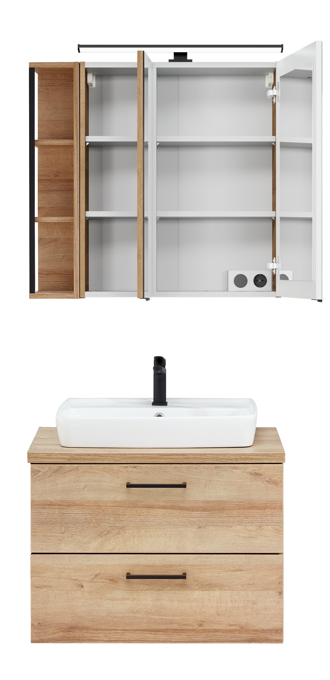 Saphir Badmöbel-Set »4-tlg. Mit Softclose-Türen« 5 Stk. tlg.
