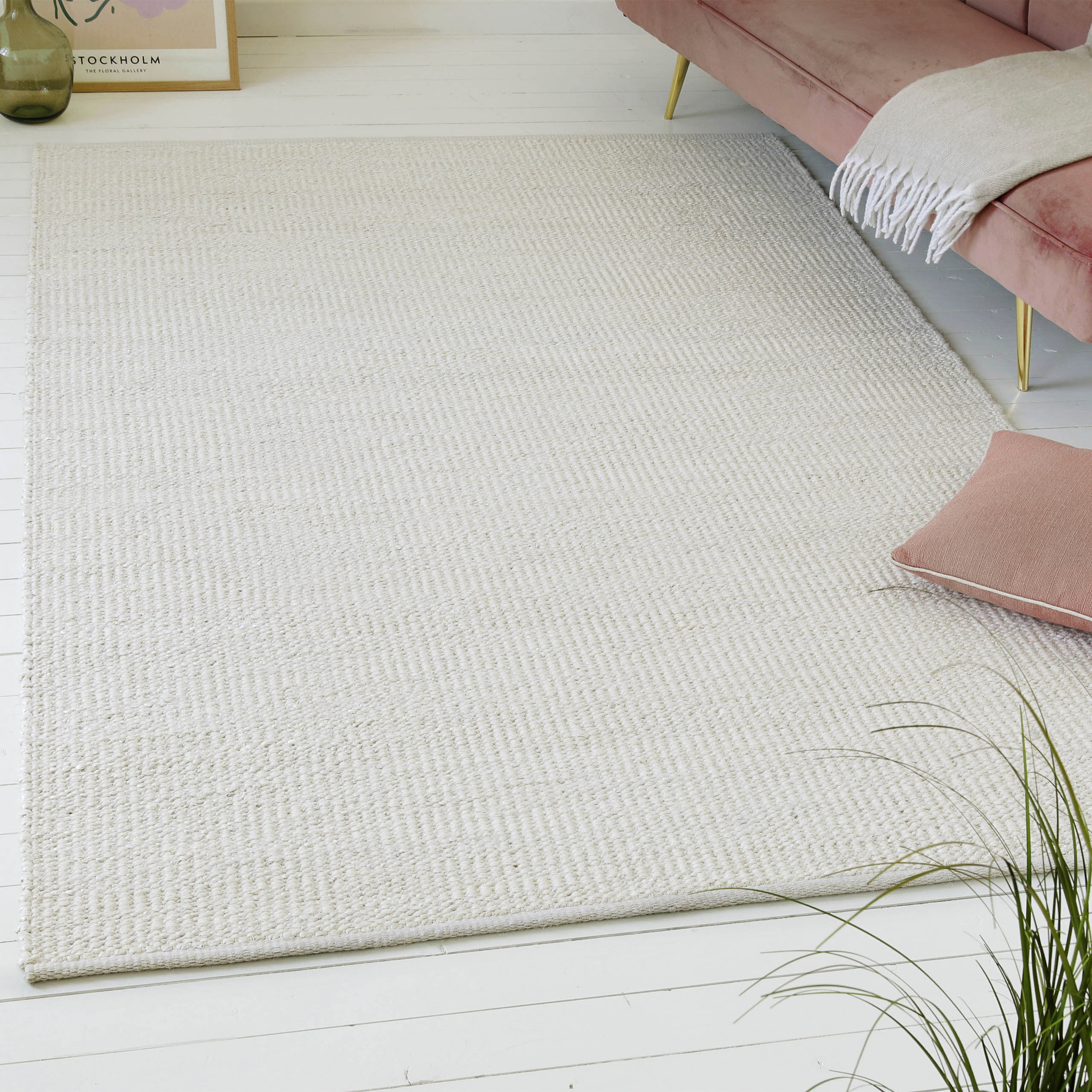 my home Teppich »Synja«, rechteckig, 10 mm Höhe, handgewebt, Kelim, mit Str günstig online kaufen
