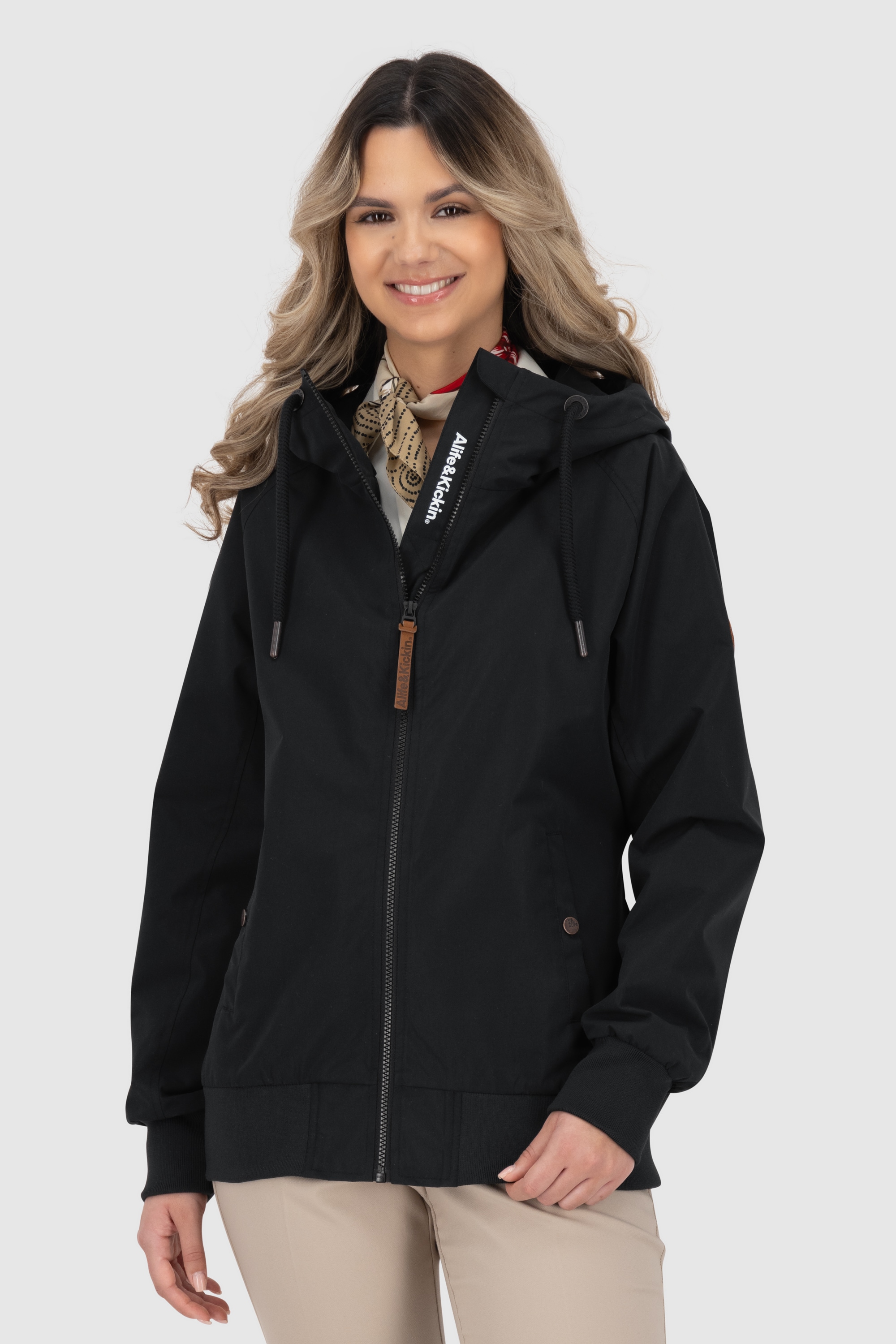 Alife & Kickin Outdoorjacke »RenitaAKA« mit Kapuze mit Kapuze in bequemen Fit