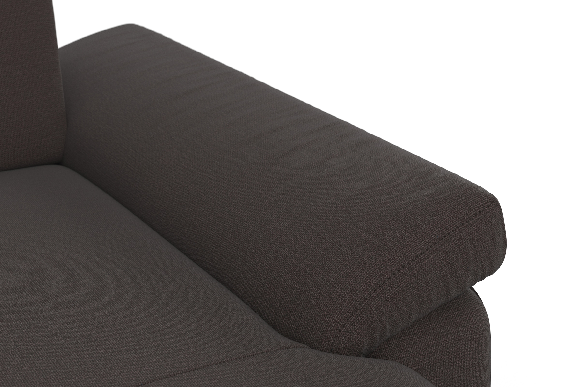 sit&more Ecksofa »Padua L-Form«, inklusive Sitztiefenverstellung, Armteilfunktion und Federkern
