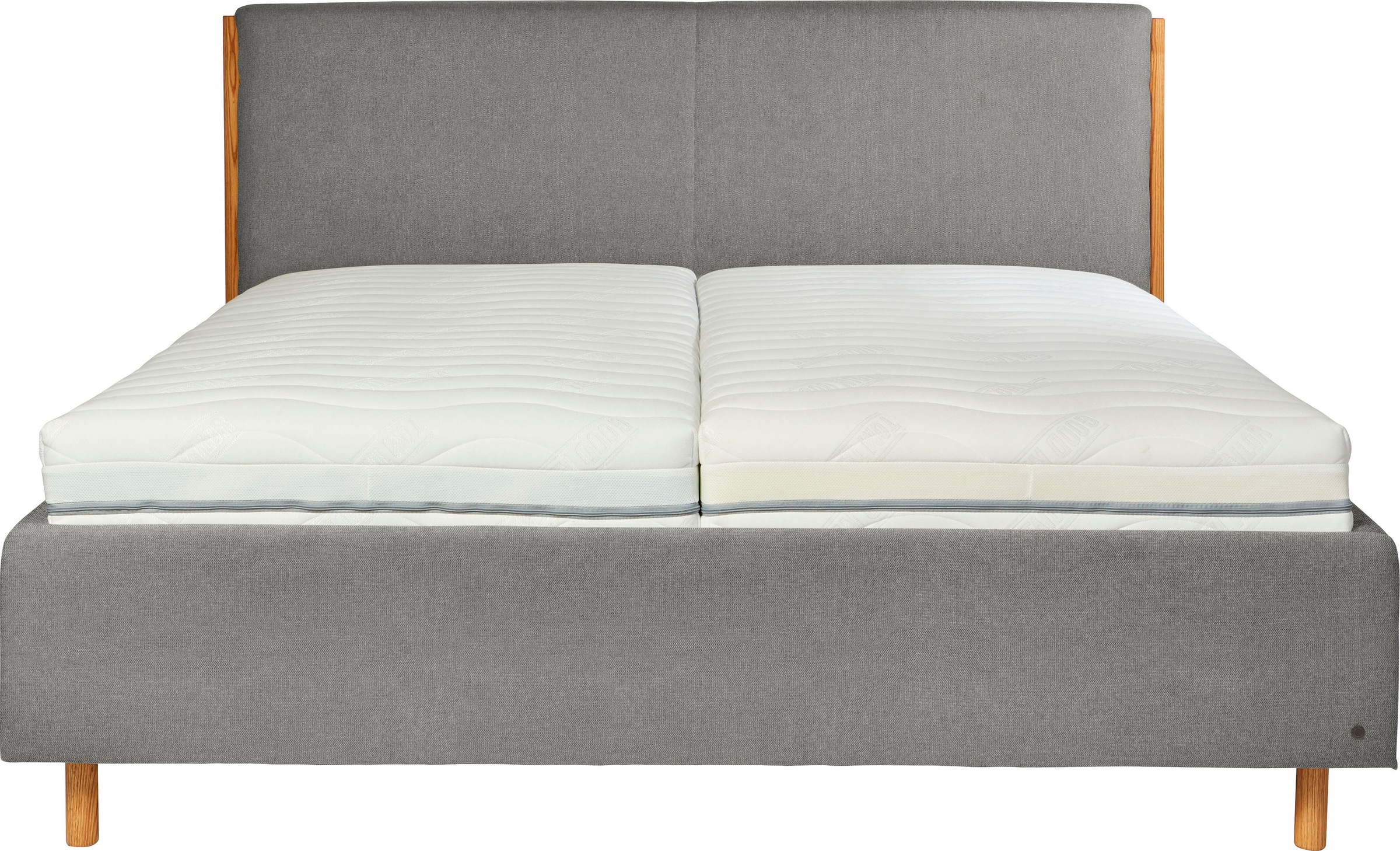 3. Bild von TOM TAILOR HOME Polsterbett »CALIFORNIA BED«, mit seitlichen Holzakzenten am Kopfteil