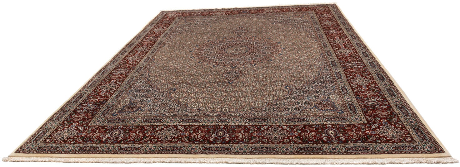 morgenland Wollteppich »Moud Medaillon Beige 352 x 246 cm«, rechteckig, 10 günstig online kaufen