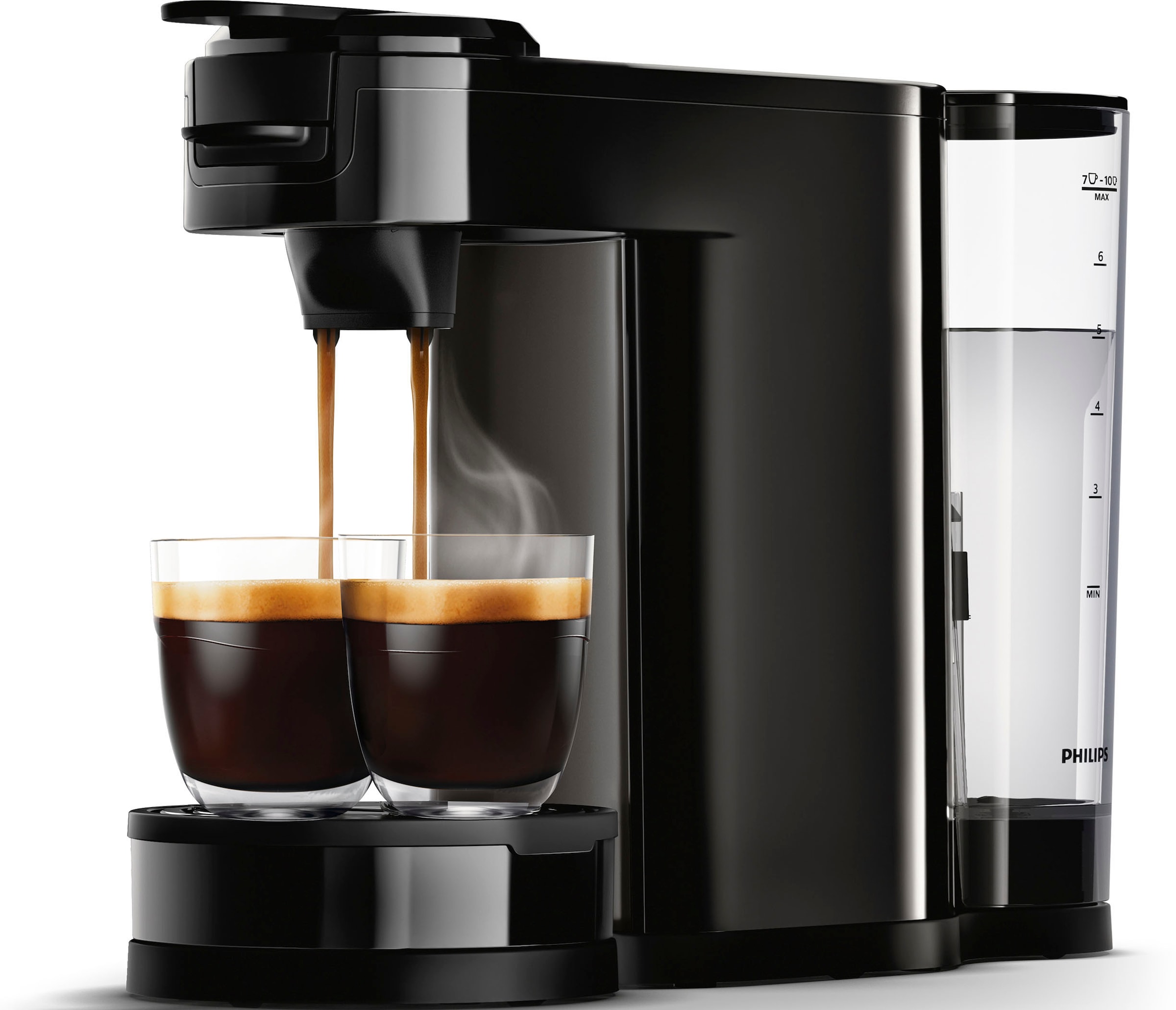 online bestellen HD6592/64, »Switch UVP Plus, inkl. Kaffee Kaffeepaddose l Kaffeekanne, Kaffeepadmaschine 1 Boost 26% €9,90 Plastik, Philips recyceltem Technologie«, Senseo Crema Wert