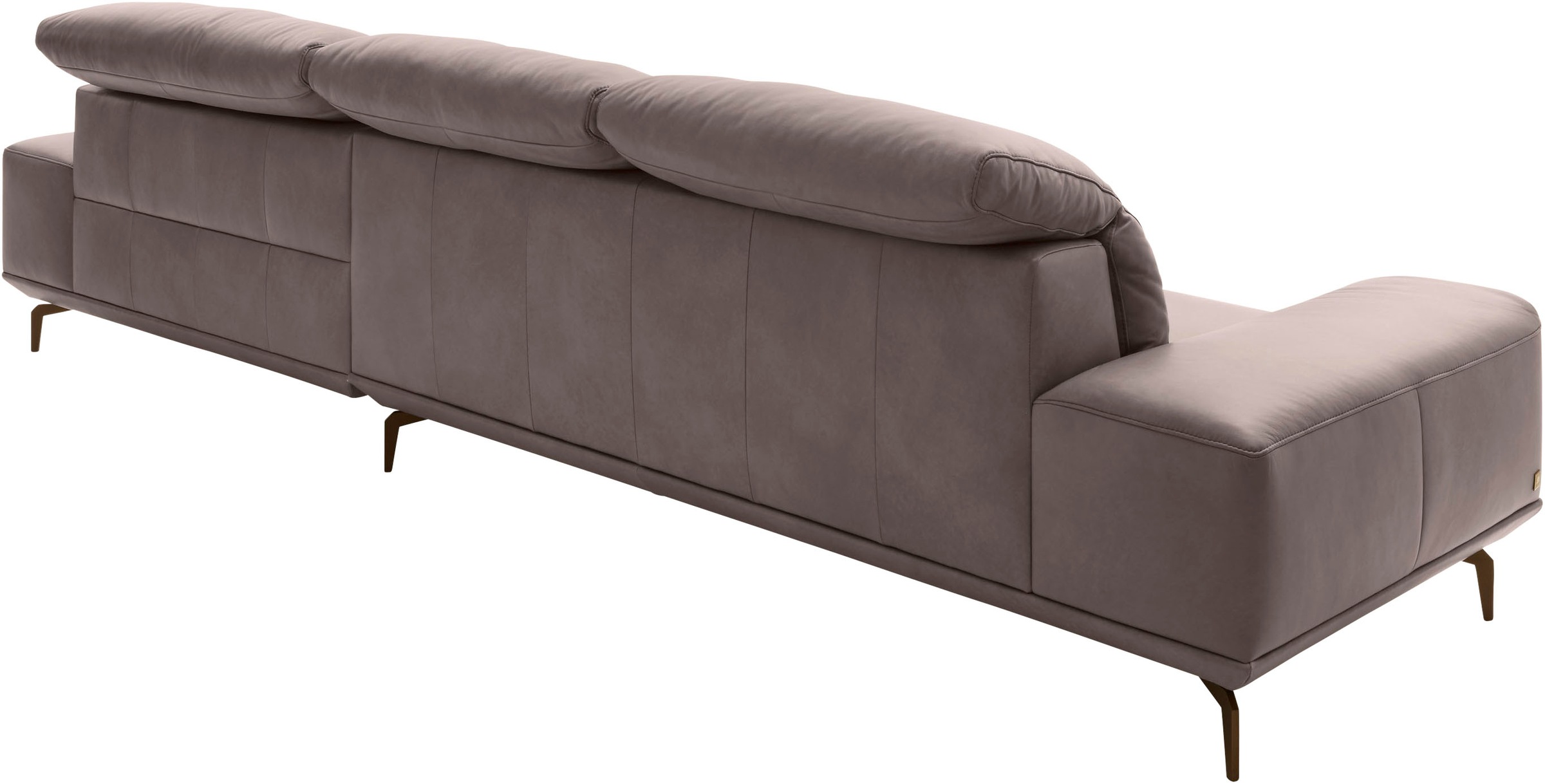 Musterring Wohnlandschaft »MR 2490«, Bronze-Fuß Sitzhöhe 46cm, wahlweise mit Funktionen, Maße 342 x 207 cm