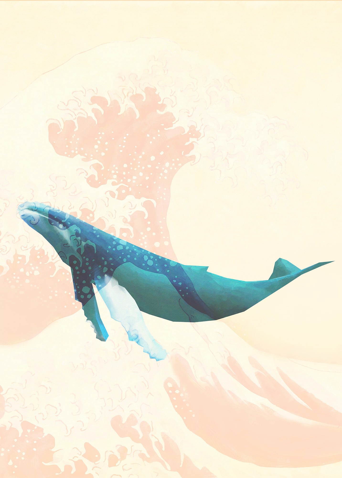 Komar Vliestapete »Whale Voyage«, 200x280 cm (Breite x Höhe) günstig online kaufen