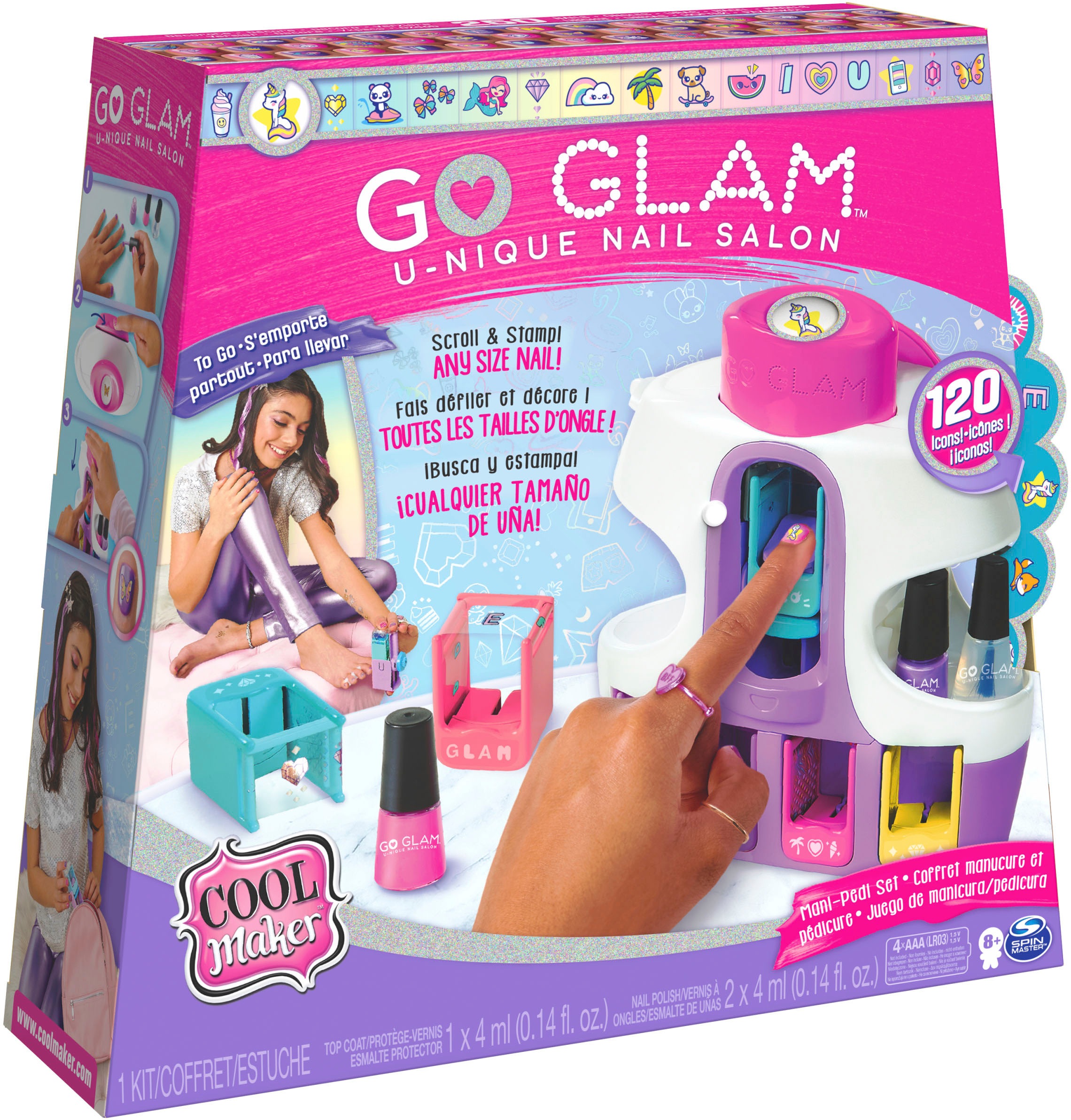 Spin Master Kreativset »Go Glam - U-Nique Nail Salon«