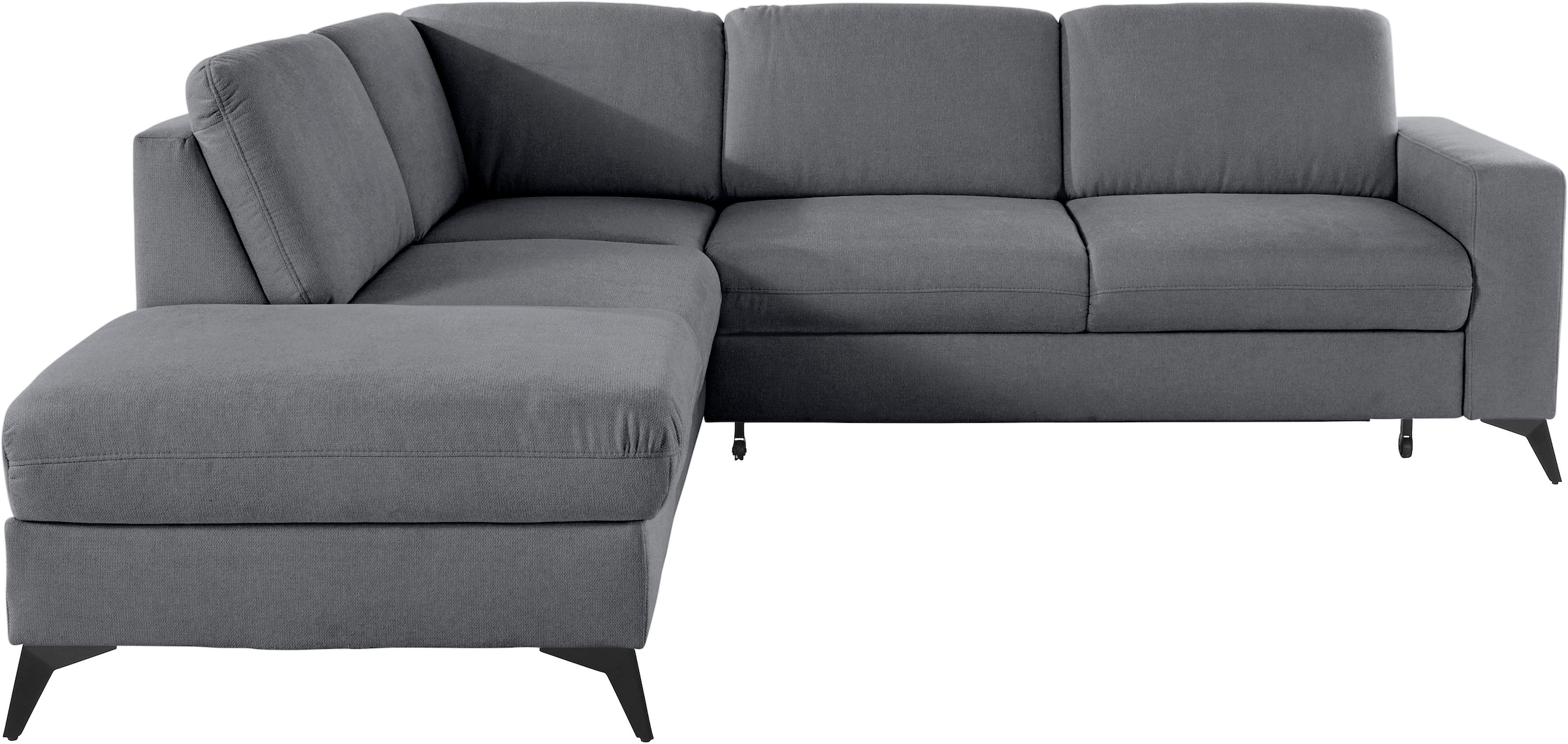 Home affaire Ecksofa »Lolland L-Form« Wahlweise mit Bettfunktion und Staura günstig online kaufen