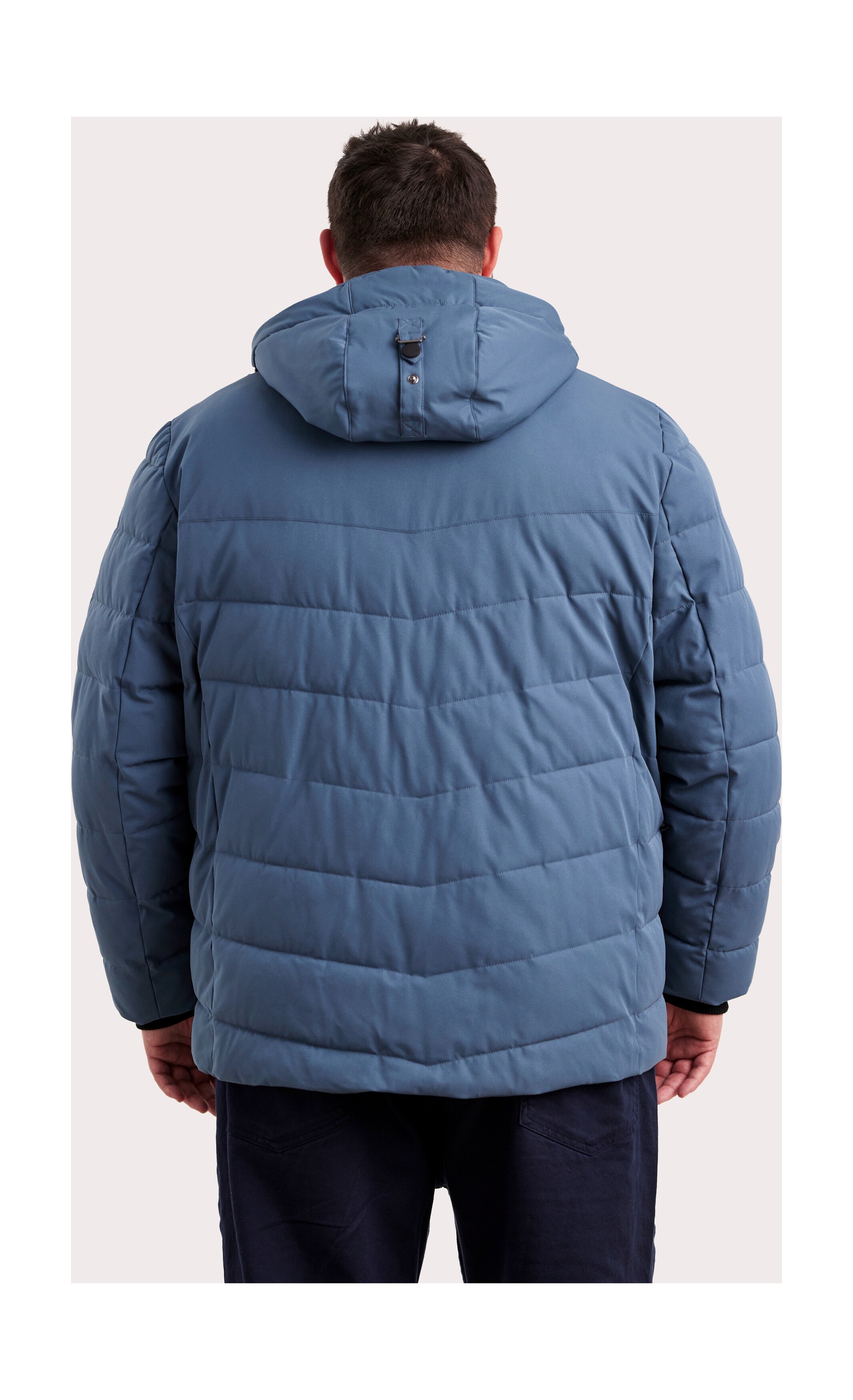 STOY Steppjacke »STW 6 MN QLTD JCKT« Atmungsaktive, wasserabweisende Steppjacke mit abnehmbarer Kapuze