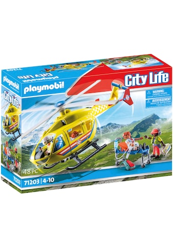 Playmobil® Konstruktions-Spielset »Rettungshelikopter (71203), City Life«, Made in Europe kaufen