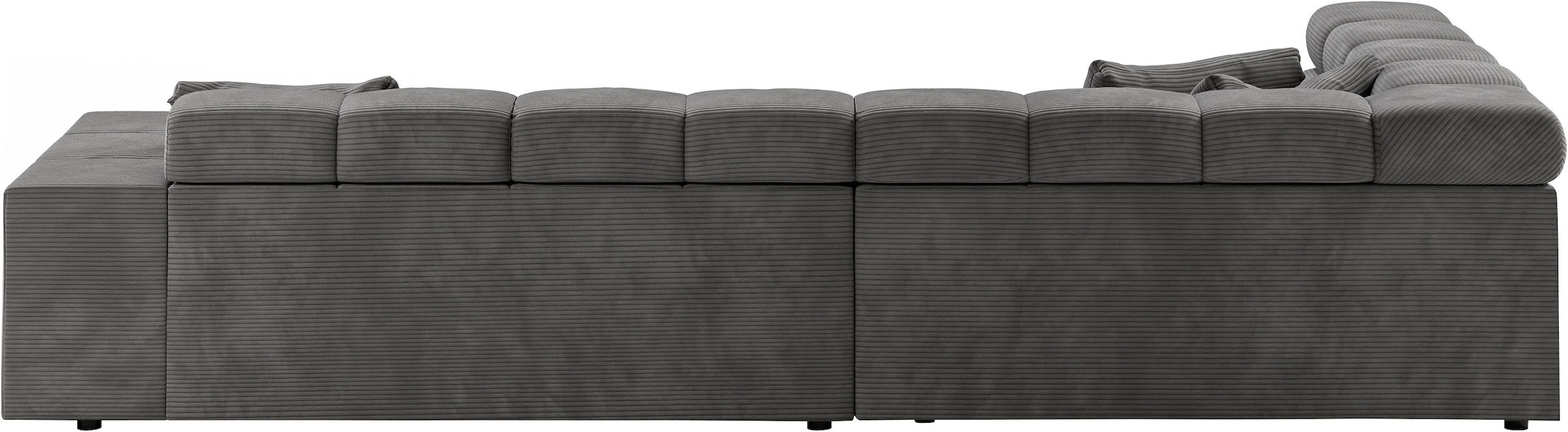 INOSIGN Ecksofa »Ancona incl. Kopfteilverstellung, OTTOs Choice, Breite 319cm, L-Form«, wahlweise motorische Sitztiefenverstellung, auch in Cord + Easy Care