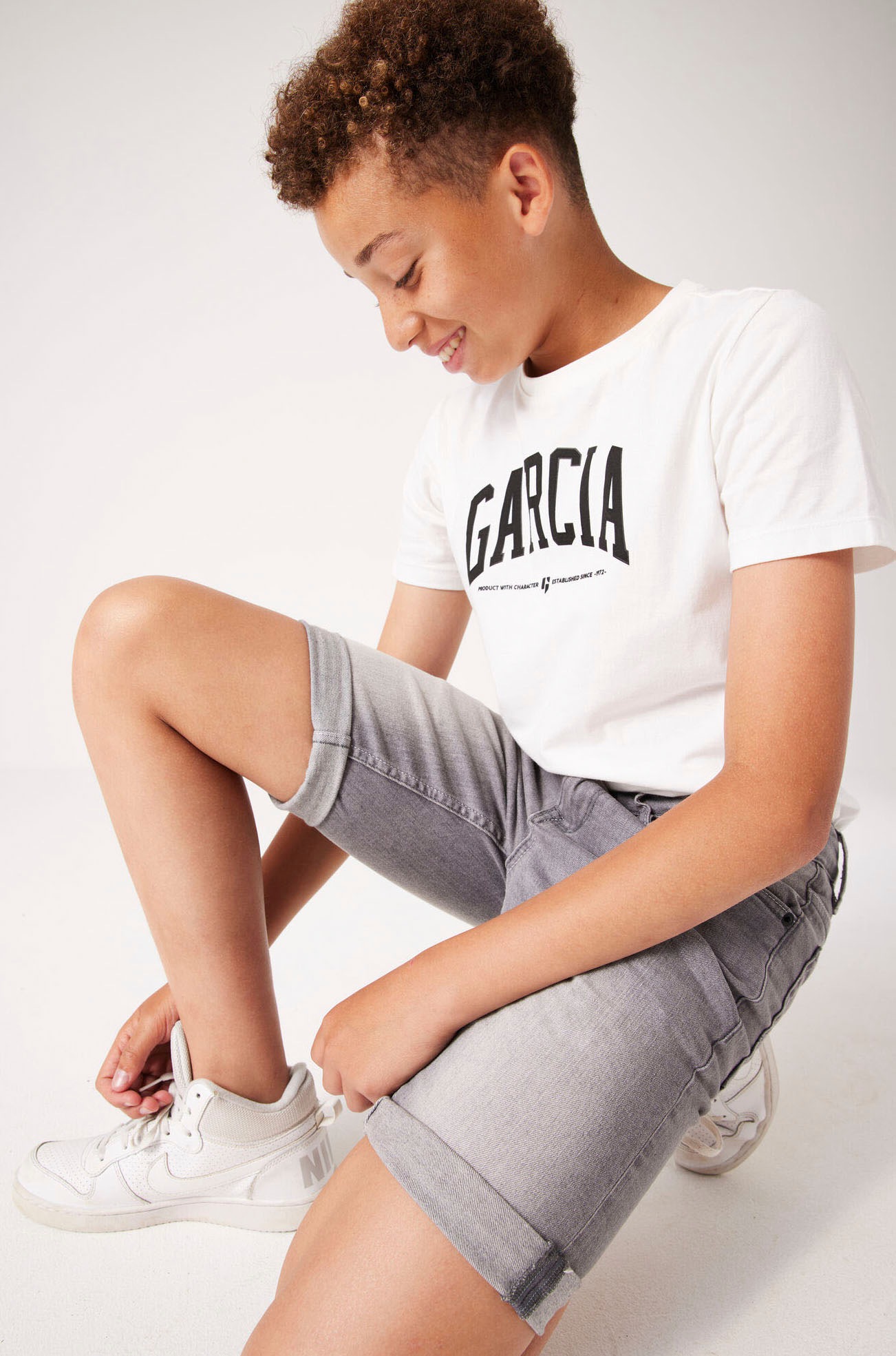 4. Bild von Garcia Jeansshorts »Tavio«, mit Used-Effekten