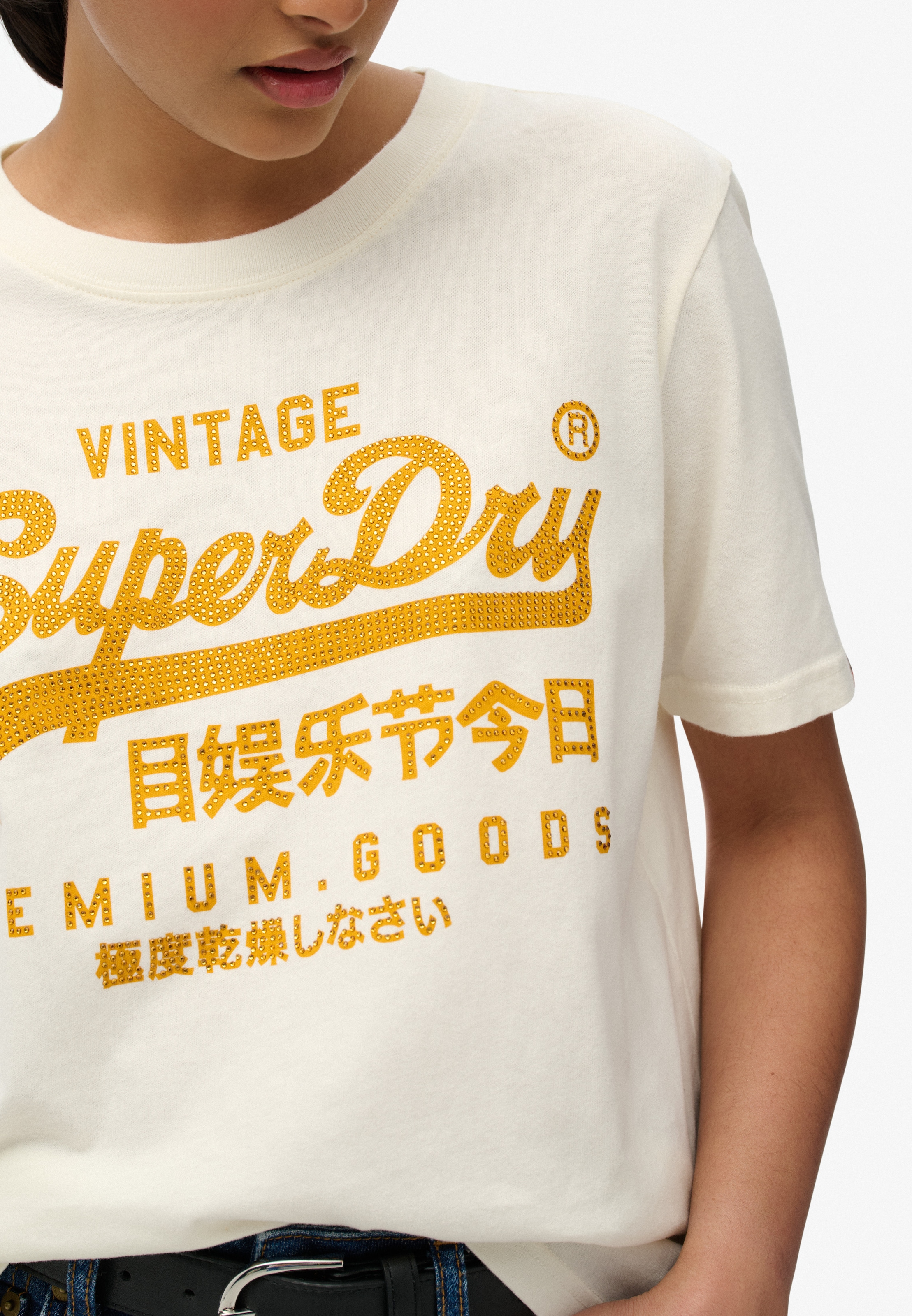 Superdry Print-Shirt »EMBELLISHED VL RELAXED TEE«