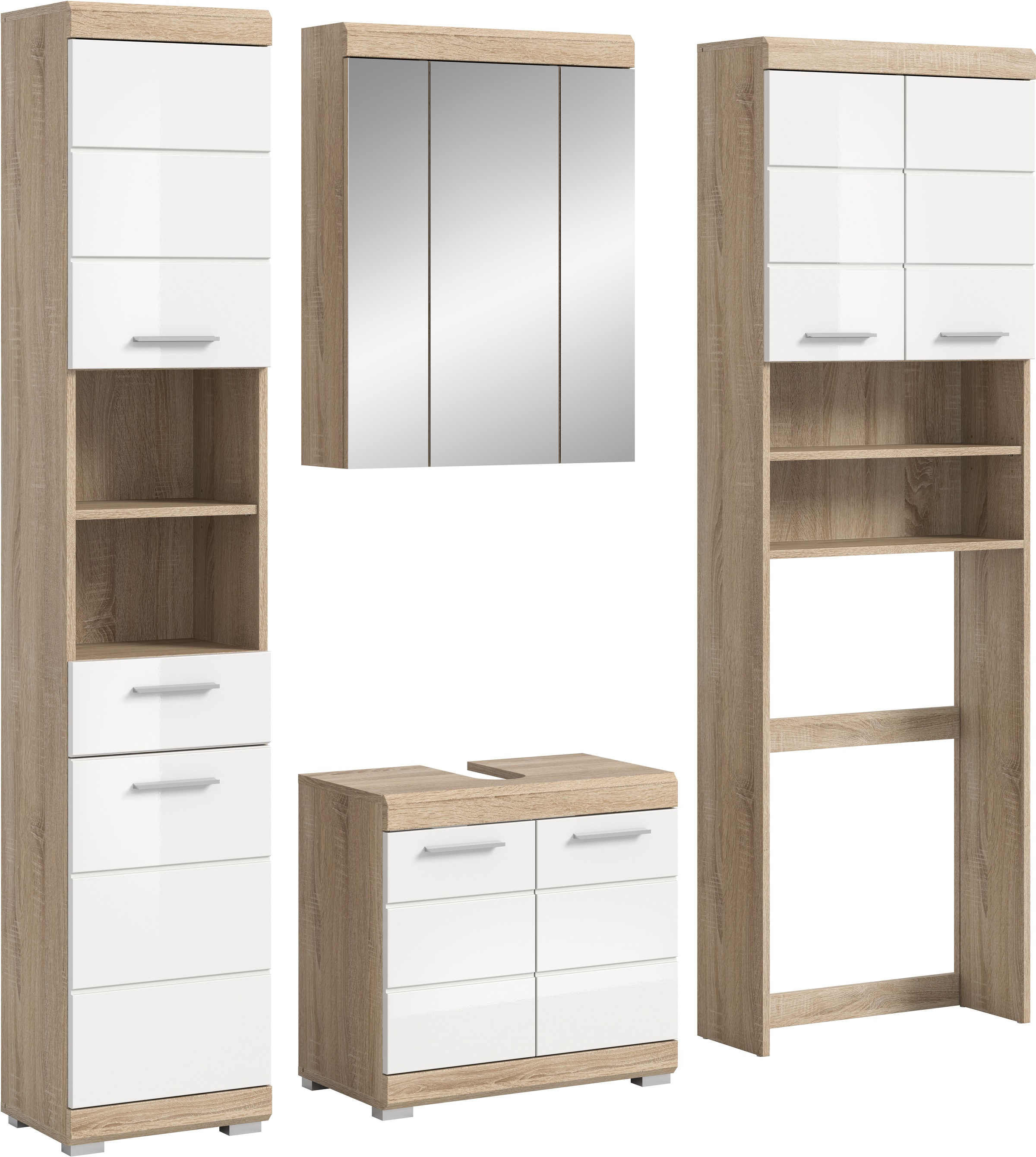 INOSIGN Badmöbel-Set »Siena, 4 teilig, bestehend aus:« Set, TOPSELLER!, 4 S günstig online kaufen