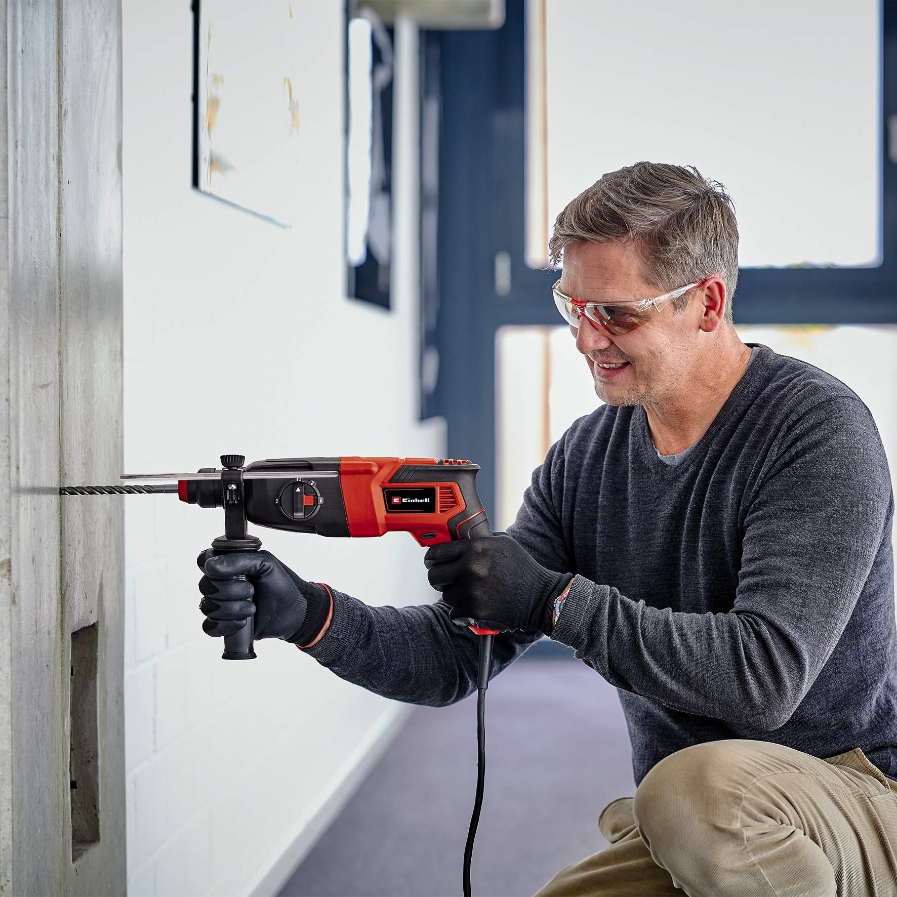 Einhell Bohrhammer »TC-RH 620 4F«, Bohren, Hammerbohren, Meißeln mit und ohne Fixierung, inkl. Koffer
