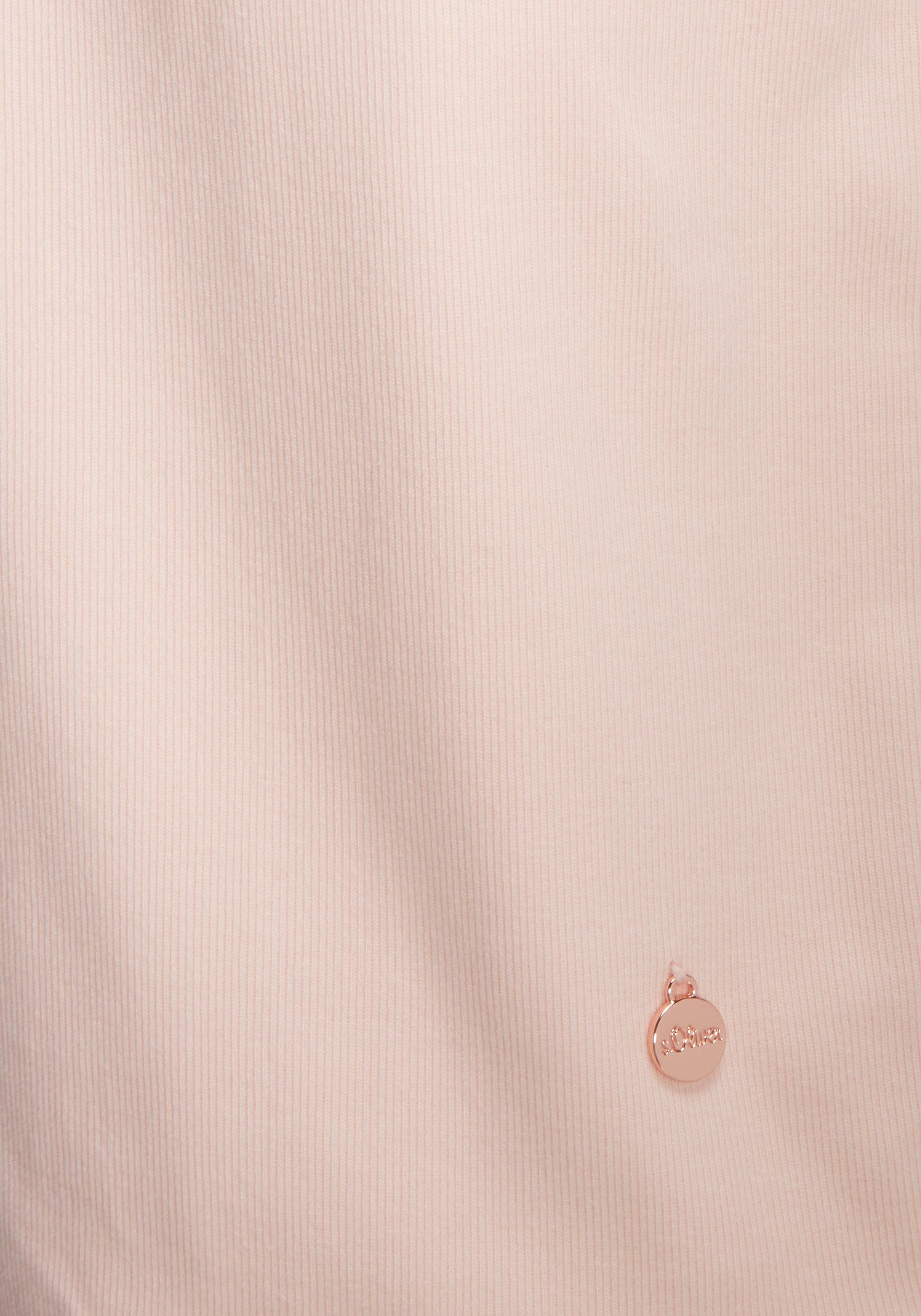 s.Oliver Ripptanktop, mit Babylocksaum