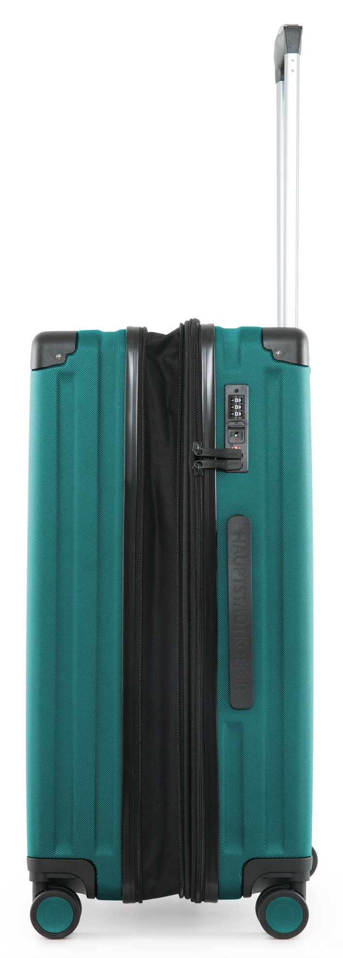Hauptstadtkoffer Hartschalen-Trolley »Q-Damm, verschiedene Farben und Größen«, 4 Rollen, Hartschalenkoffer Reisekoffer Trolley mit TSA-Schloss