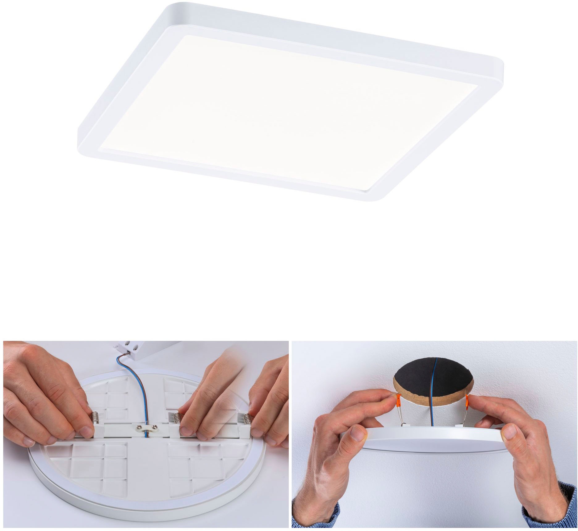 Paulmann LED Bad-Einbauleuchte »Areo«, Schutzart IP44, Gr. 17,5 x 17,5 cm, inkl. LED Leuchtmittel