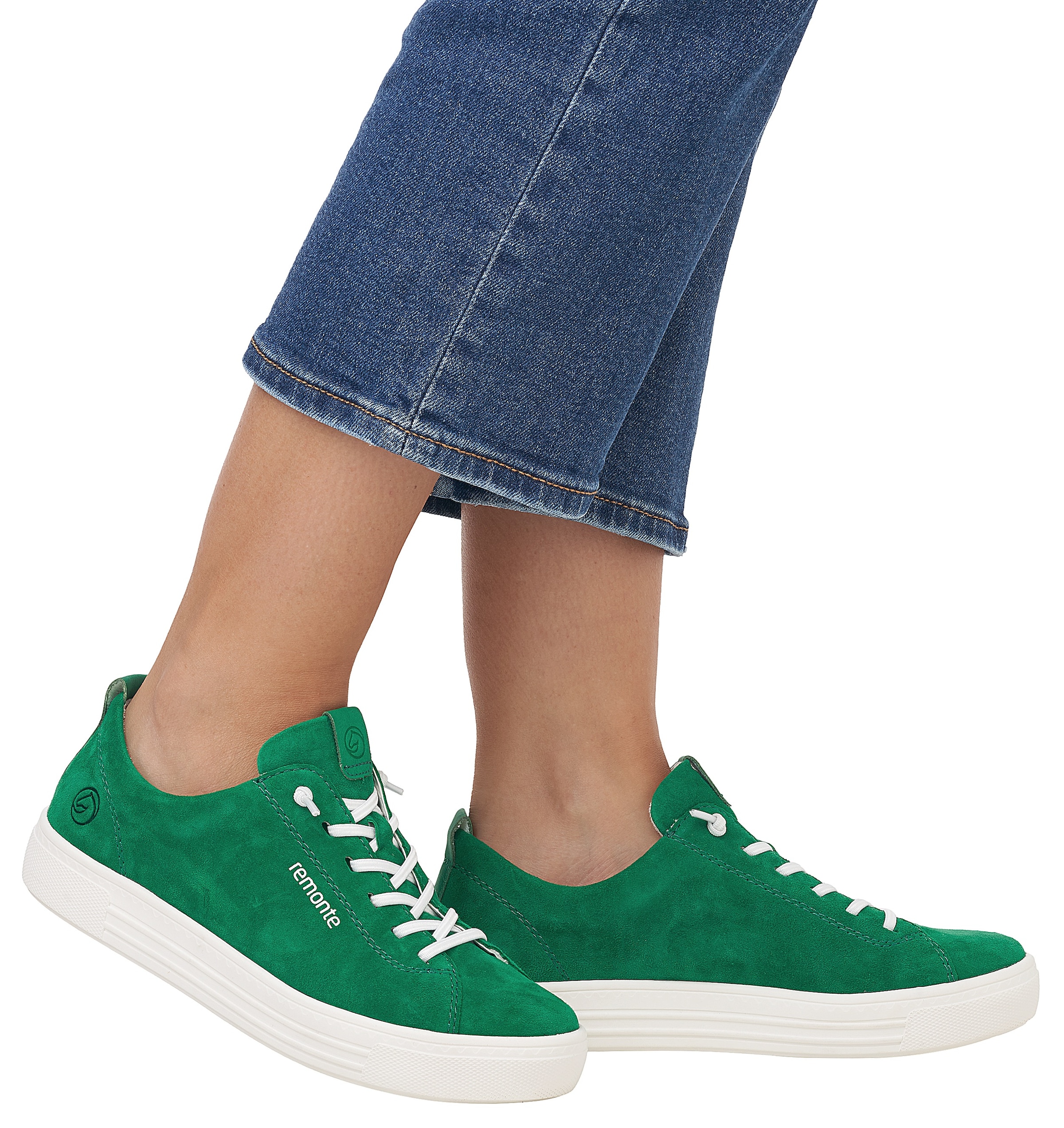 Remonte Slip-On Sneaker, Plateau Sneaker, Slipper, Freizeitschuh mit praktischem Wechselfußbett