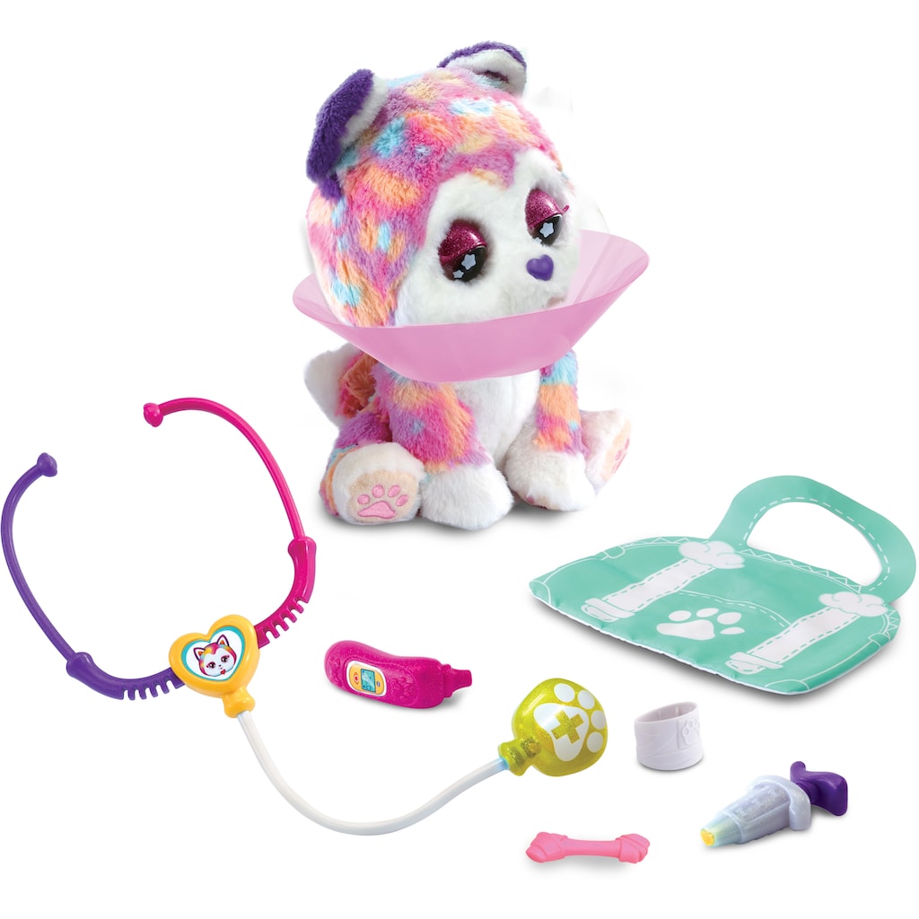 Vtech® Plüschfigur »KidiFriends, Whoopie, die tapfere Hunde-Patientin«