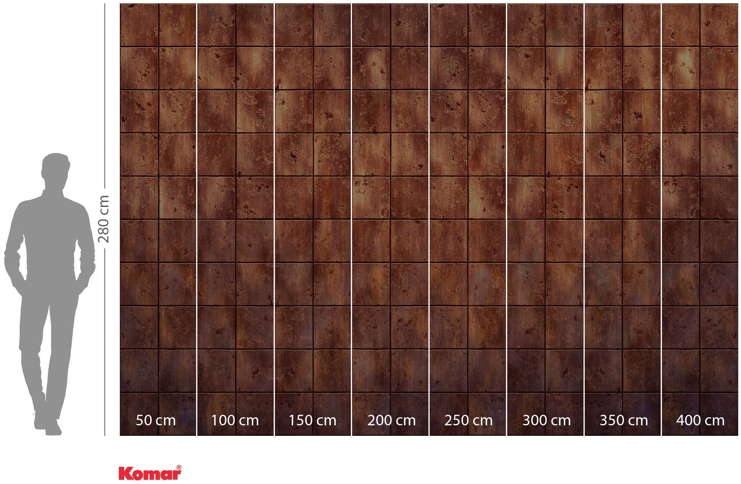 Komar Vliestapete »Digitaldruck Vlies - Erosion - Größe 400 x 280 cm«, bedruckt, Wohnzimmer, Schlafzimmer
