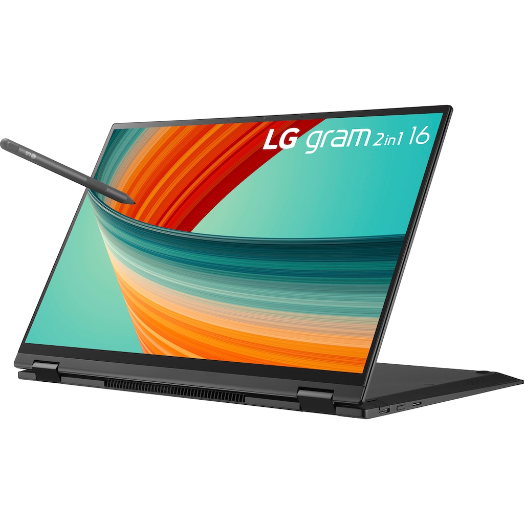LG Convertible Notebook »gram 16T90R-G.AA78G«, 40,6 cm, / 16 Zoll, Intel, Core i7, Iris Xe Graphics, 1000 GB SSD