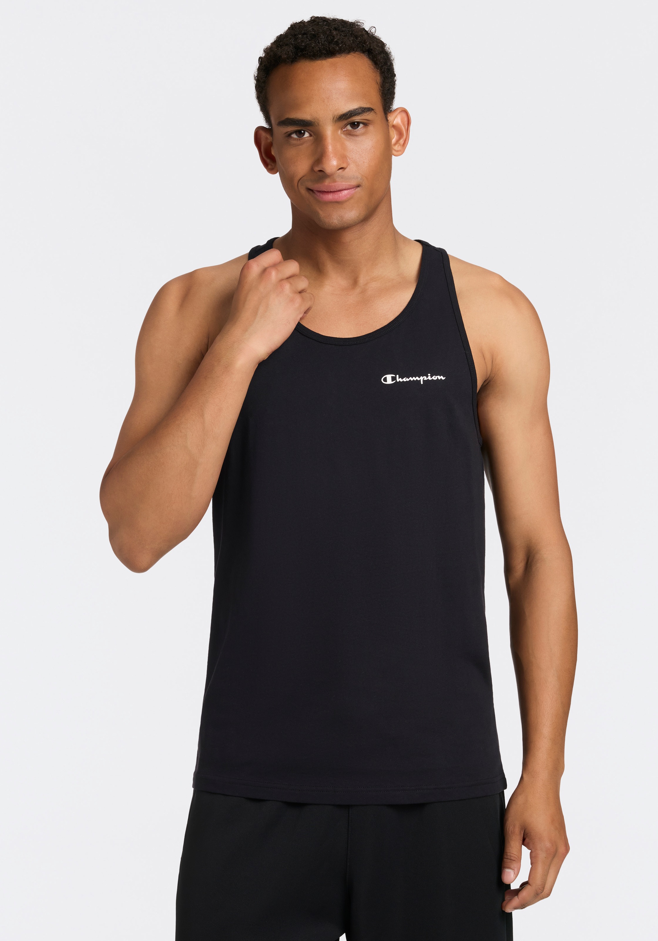 Champion Tanktop Packung, 2 Stk. im 2er-Pack, mit Rundhalsausschnitt, sportlicher Stil, aus Baumwolle