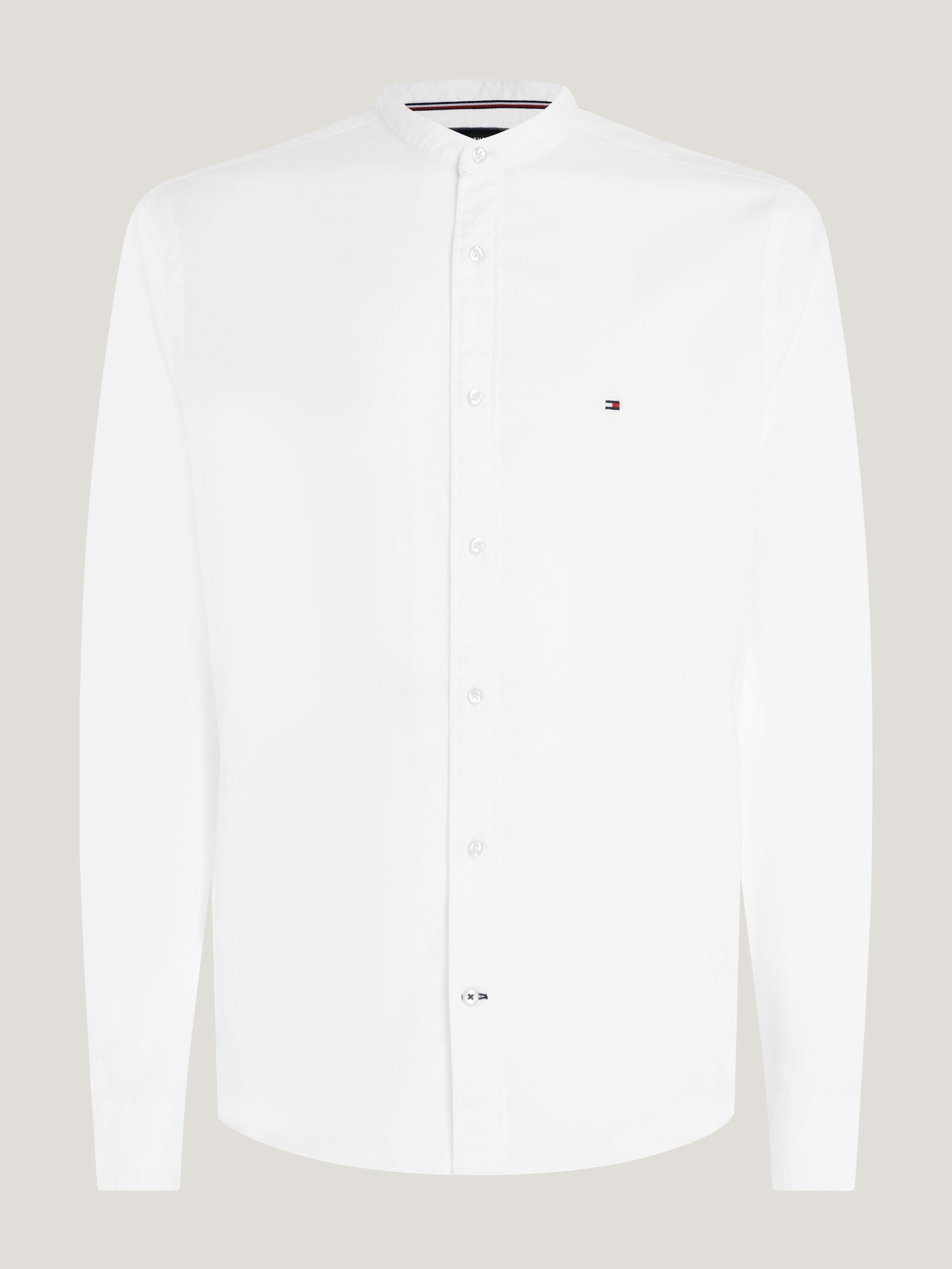 Tommy Hilfiger Langarmhemd »NATURAL SOFT SOLID MAO RF SHIRT«, mit modischem Mao Hemdkragen