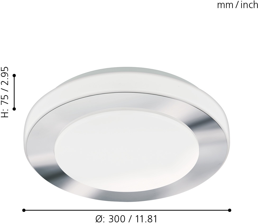 EGLO LED Wand-Deckenleuchte »LED CARPI«, LED tauschbar günstig online kaufen