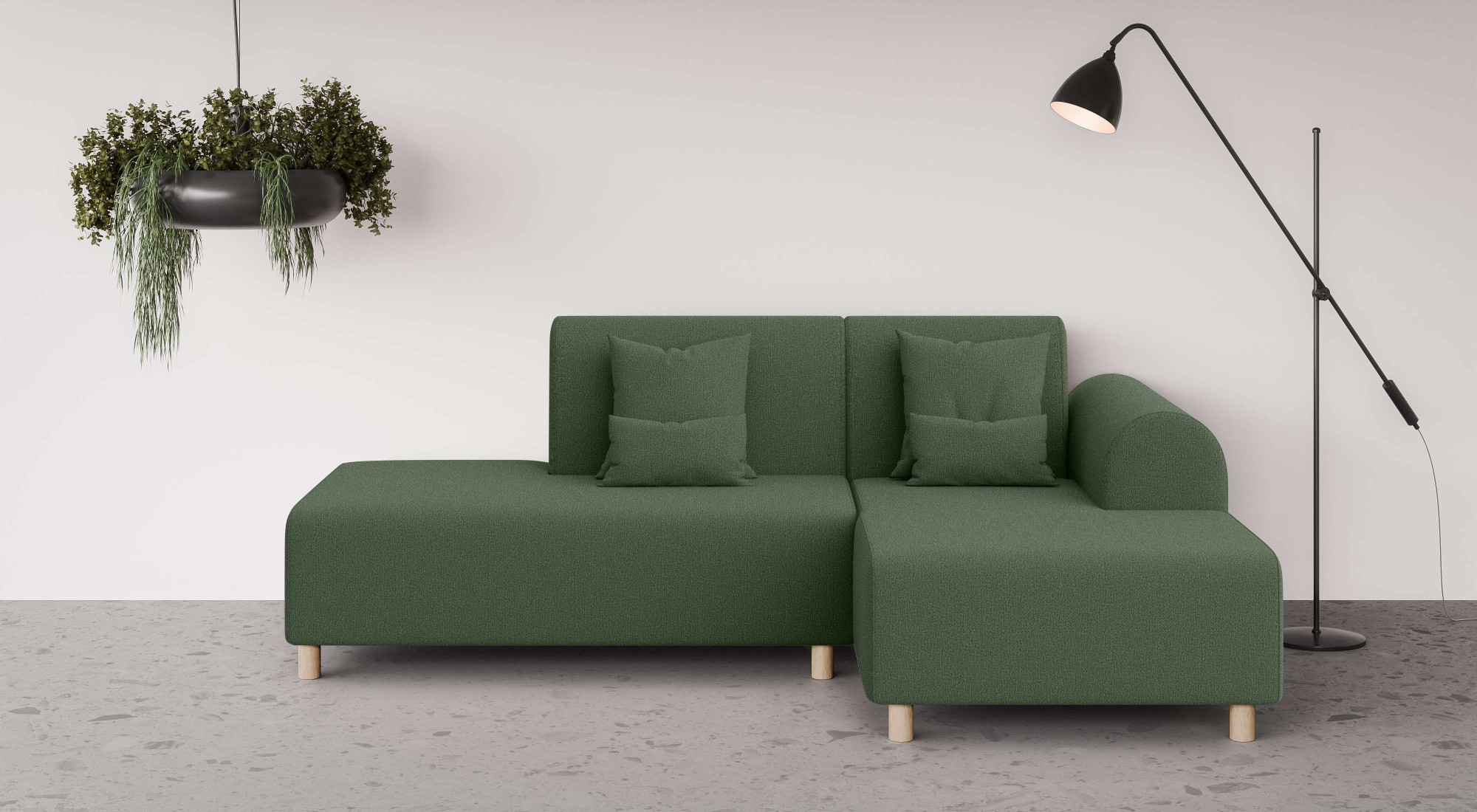 OTTO home Ecksofa »Suyala« L-Form mit Hocker günstig online kaufen