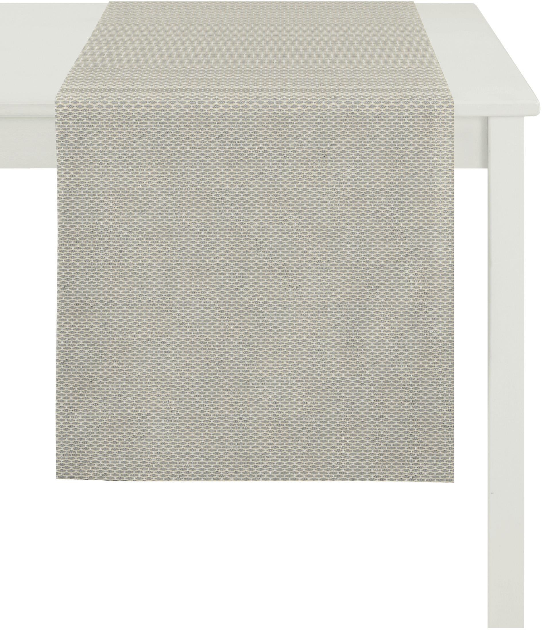 APELT Tischläufer »1104 Loft Style, Jacquard« taupe/beige Obermaterial: 75% Polyester, 25% Viskose B/L: 48 cm x 140 cm