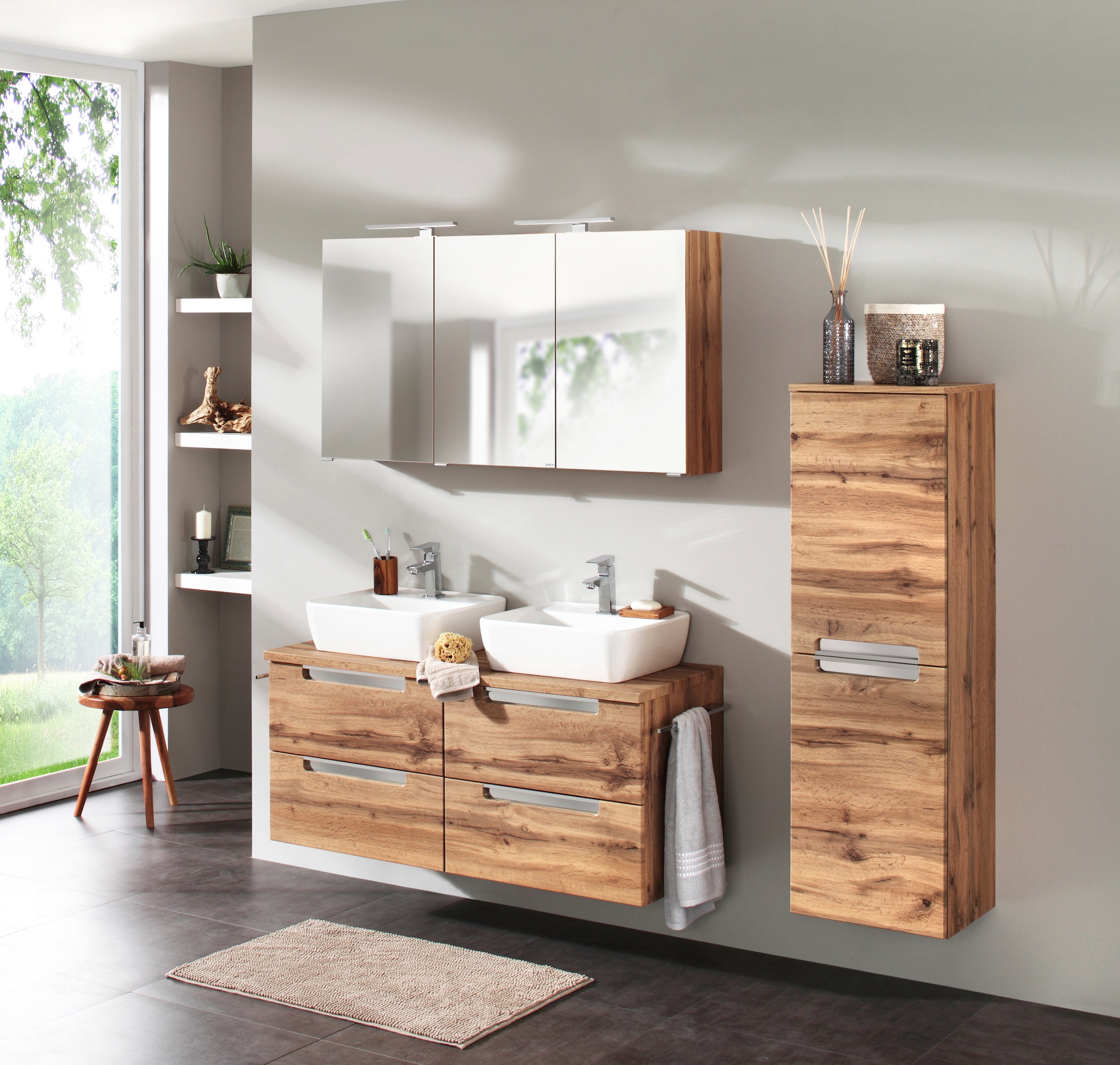 welltime Midischrank »Malibu«, Breite 40 cm, mit viel Stauraum