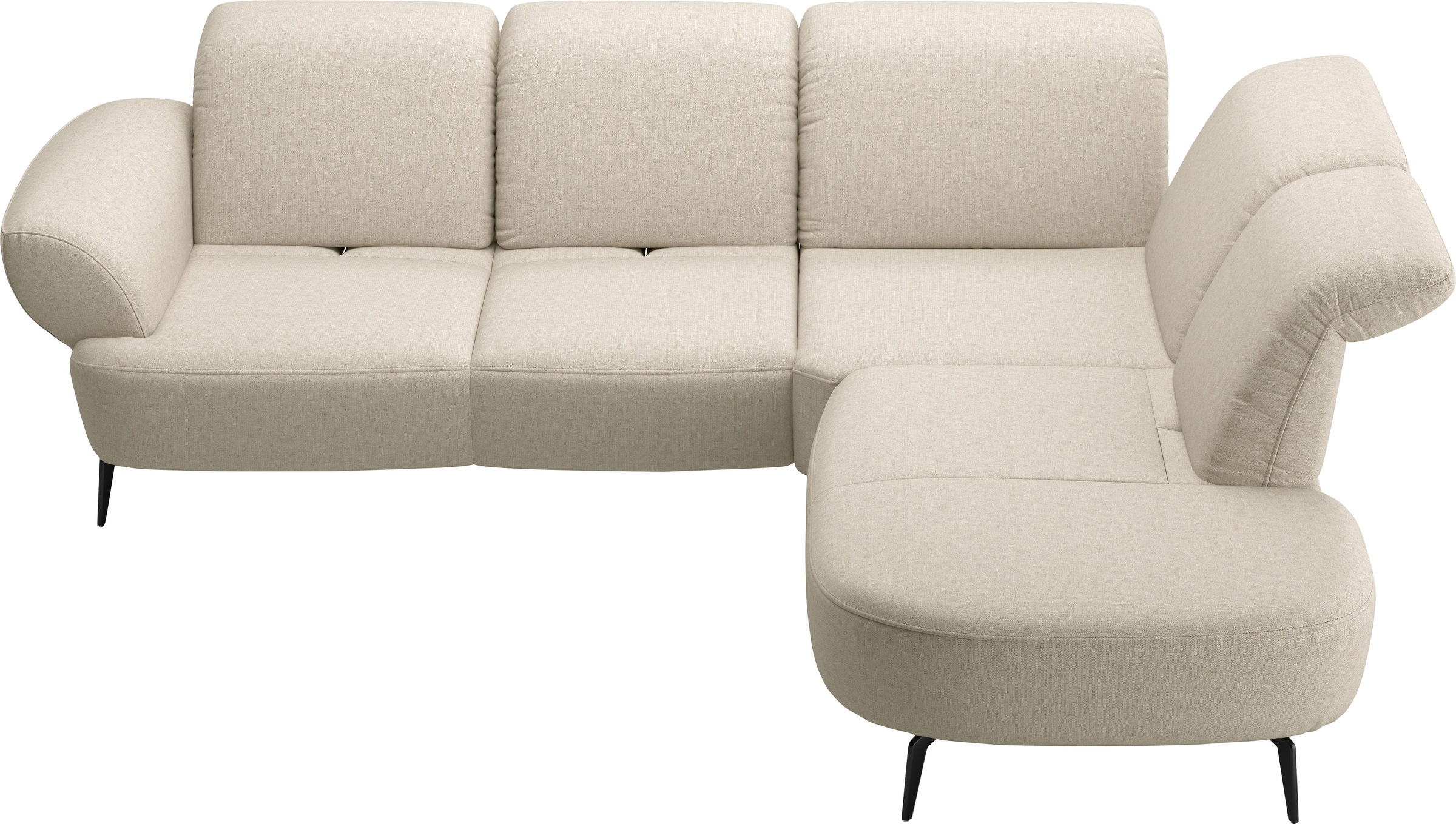 sit&more Ecksofa »Dance, L-Form, inkl. Sitztiefenverstellung«, inkl. Click& günstig online kaufen