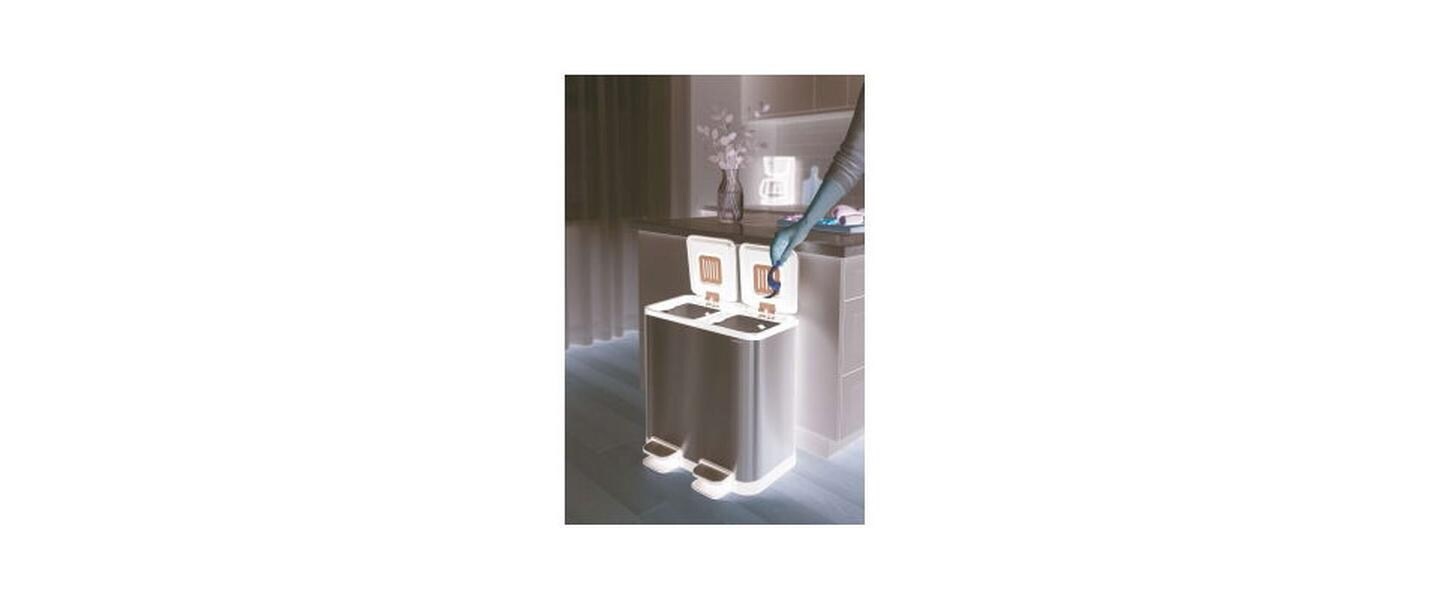 Maul Mülleimer »Cycle 20 + 20 l« 2 Behälter
