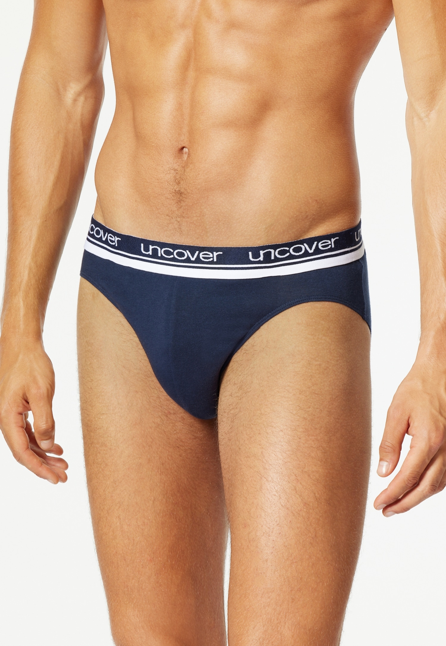 uncover by SCHIESSER Rioslip »Uncover Cotton« 3er Pack,  elastisch, sportlicher-Look, ohne Eingriff, Logo-Bund