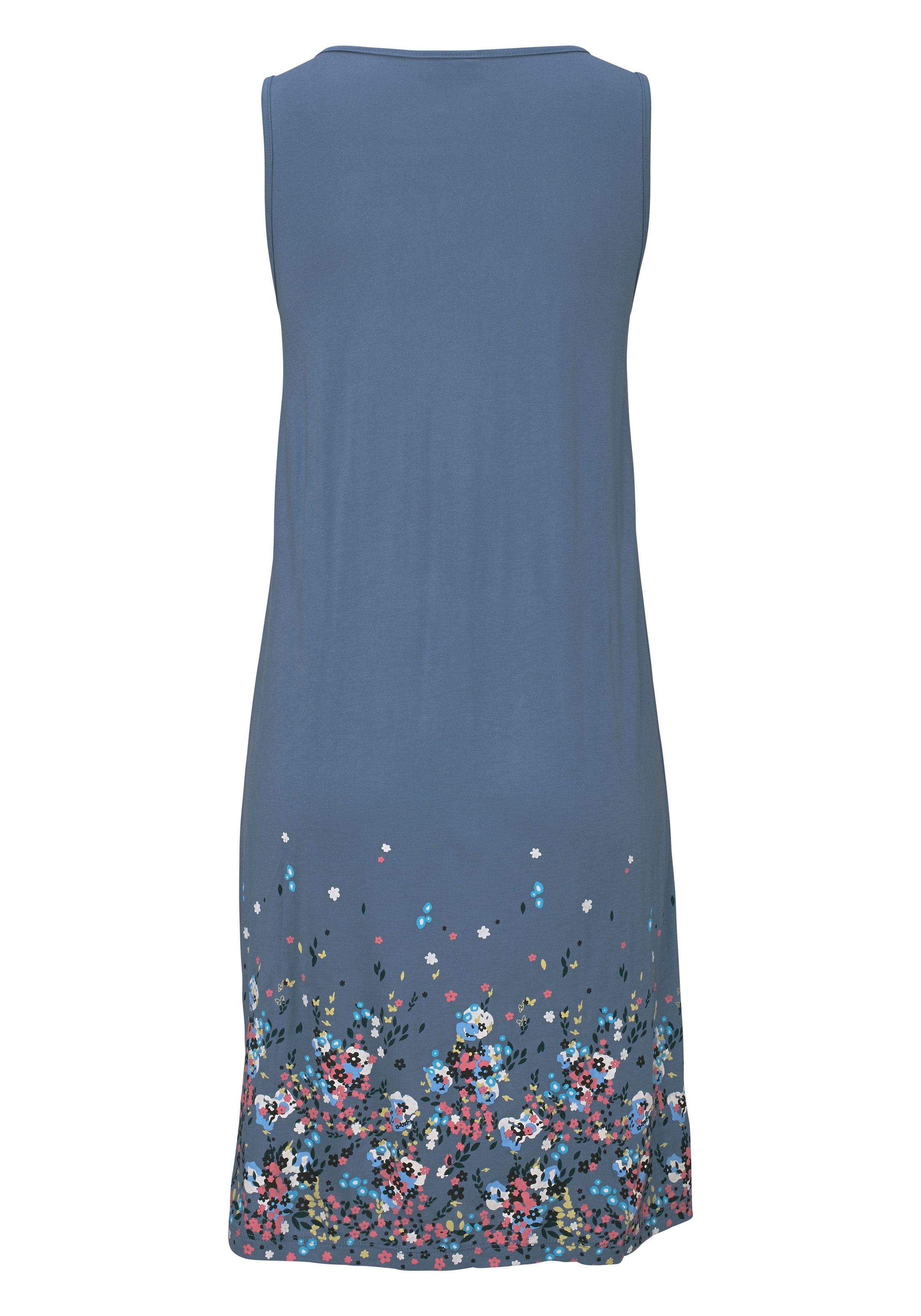 mit Strandkleid, Blumenprint Beachtime