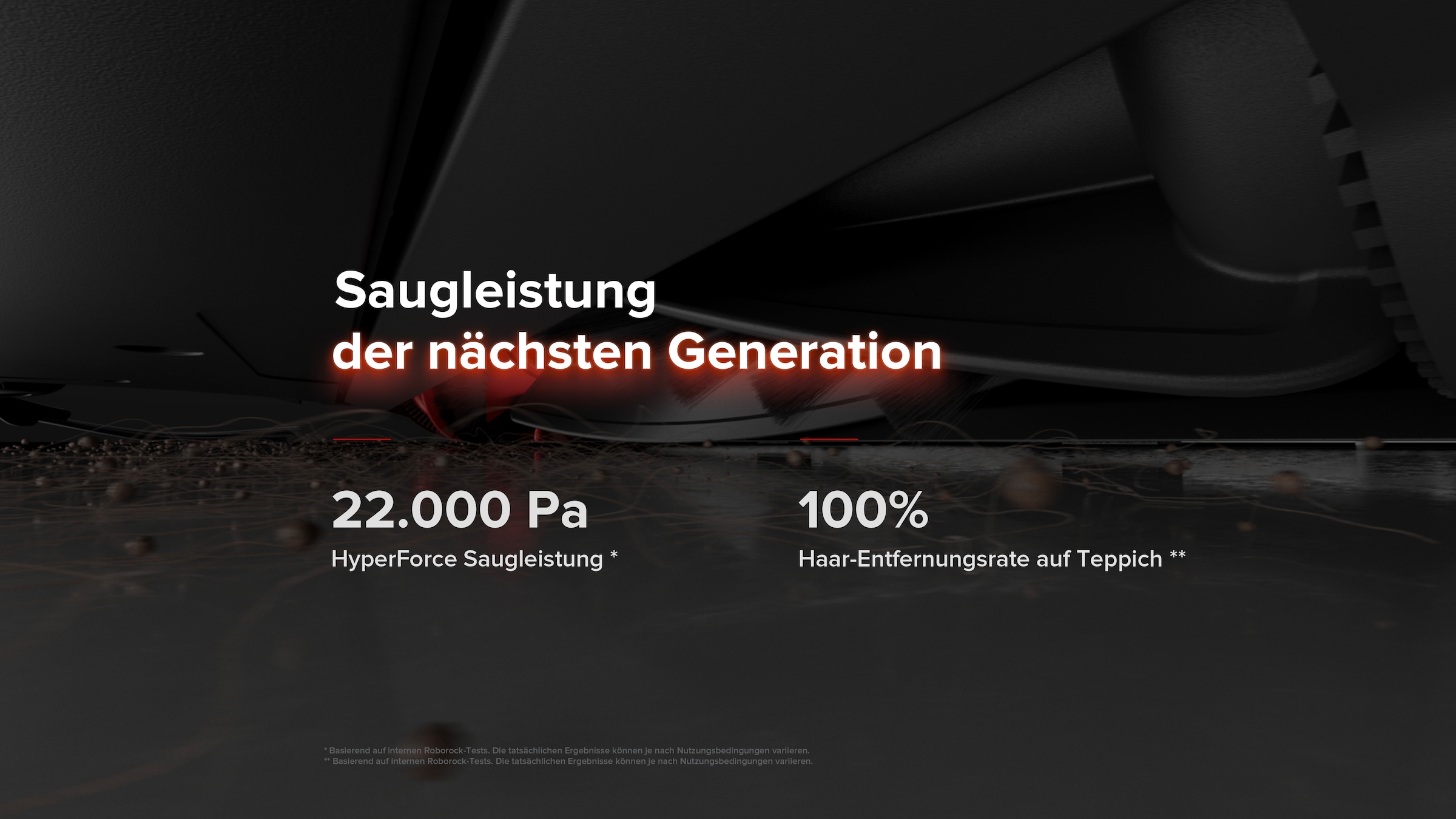 Roborock Saugroboter »Roborock Saros 10, 7,98cm flach«, FlexiArm™ Riser Seitenbürste, 80 °C Moppwäsche