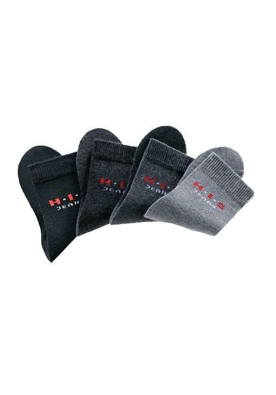 mit bestellen Paar), (4 im kontrasfarbenem Logo Basicsocken, H.I.S Online-Shop