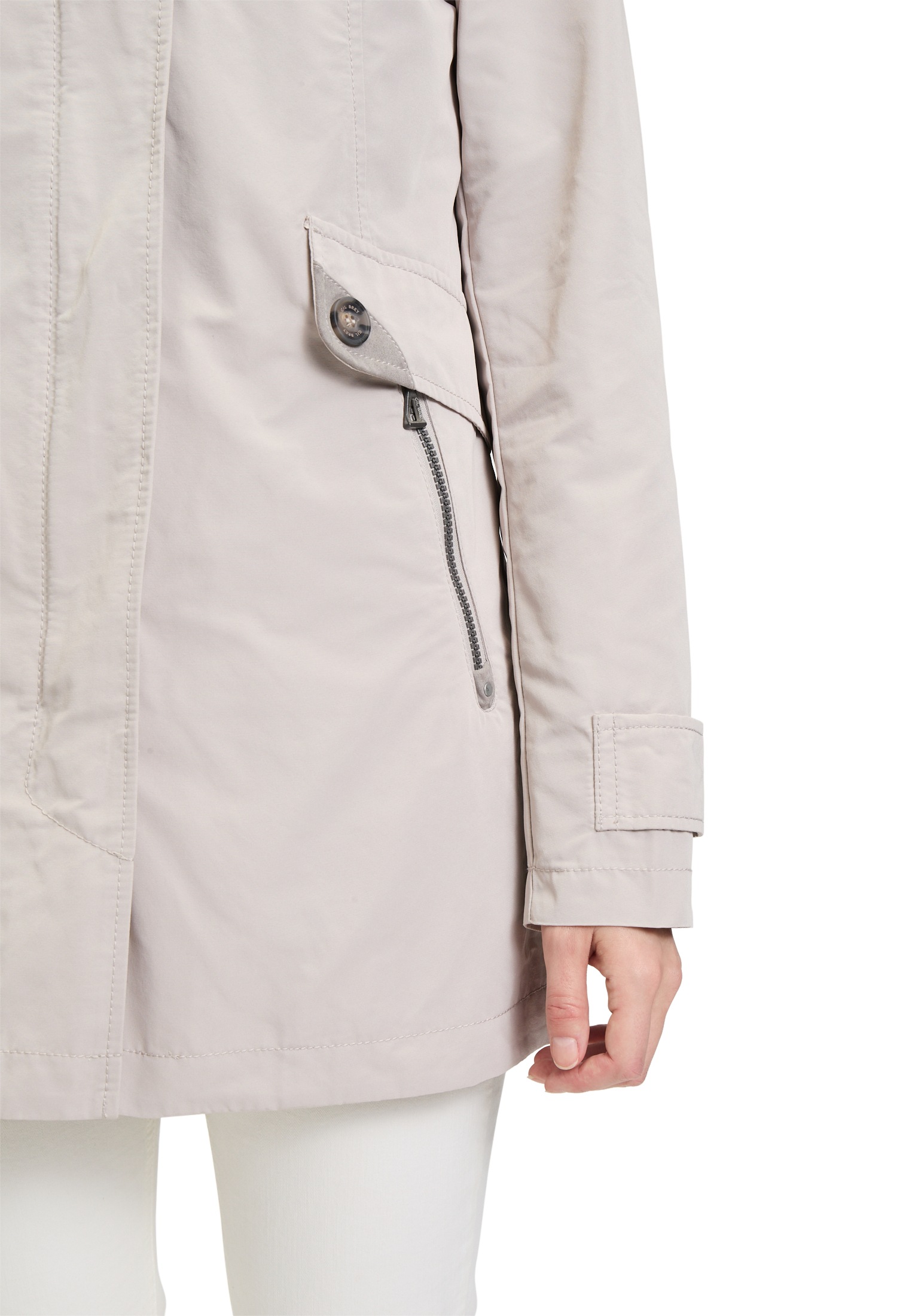 Gil Bret Outdoorjacke, ohne Kapuze, mit Rückenschlitz mit Reißverschluss
