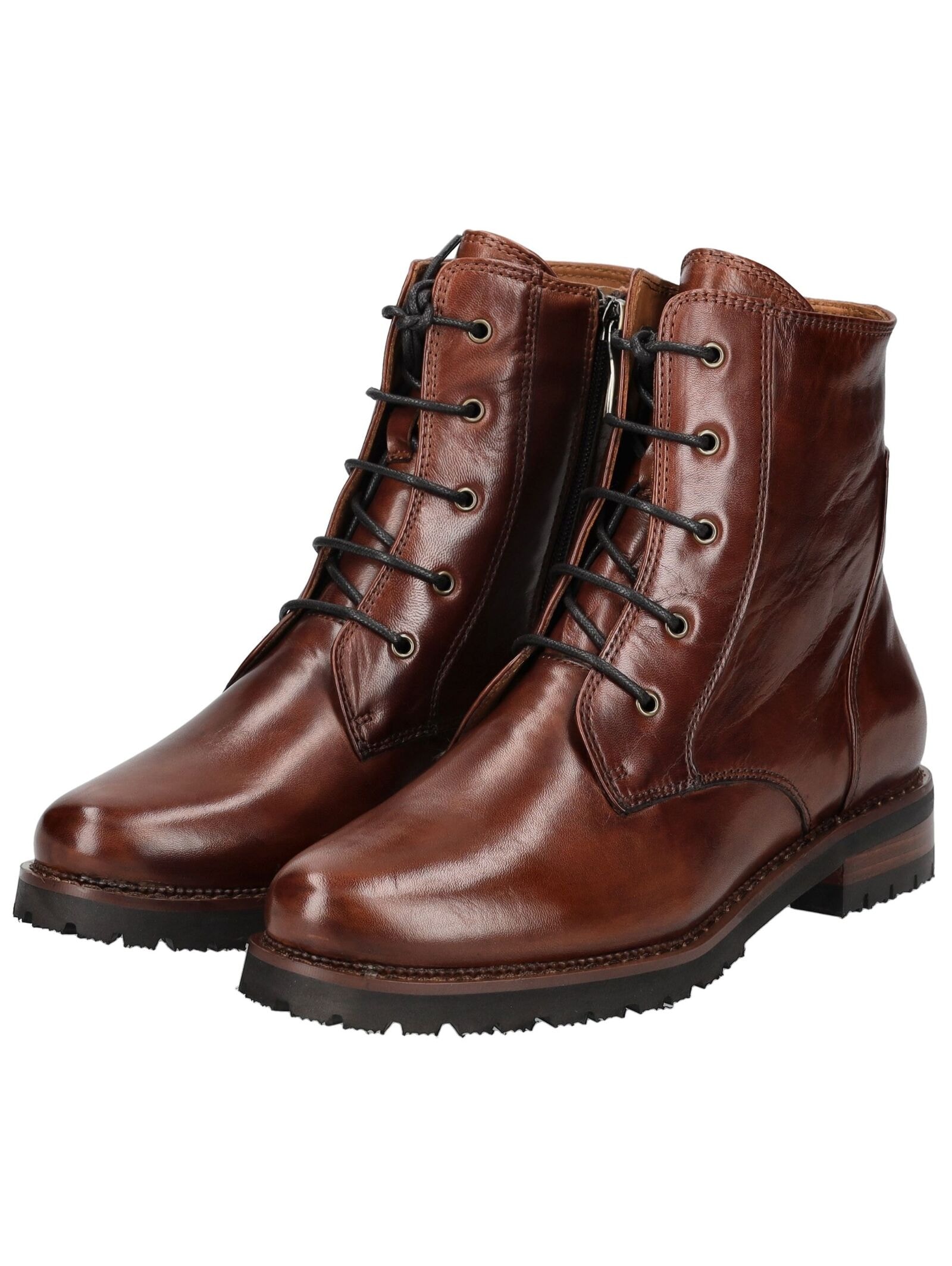 Everybody Schnürstiefelette »Everybody Stiefelette Glattleder«