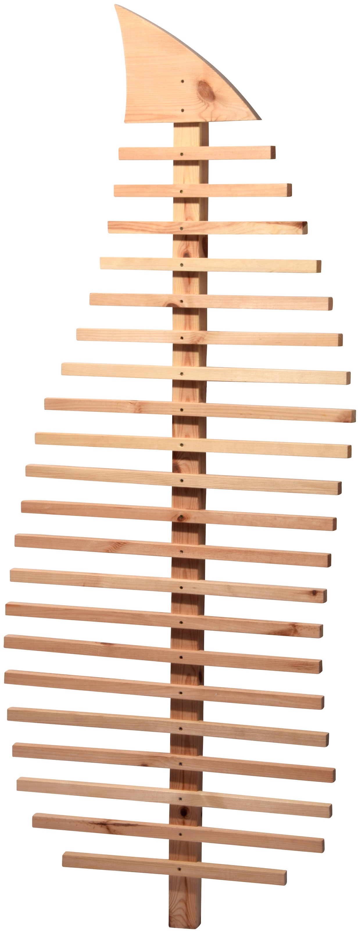 dobar Rankhilfe »Großes Design-Rankgerüst "Fraxinus-Blatt"« Rankhilfe 76x6,5x186cm, Metall-Erdspieß 7x7x75cm