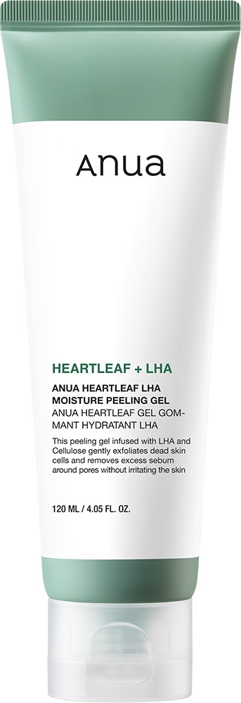 Anua Gesichtspeeling »Anua Heartleaf LHA Moisture Peeling Gel« Feuchtigkeitsspendendes Peeling-Gel mit LHA