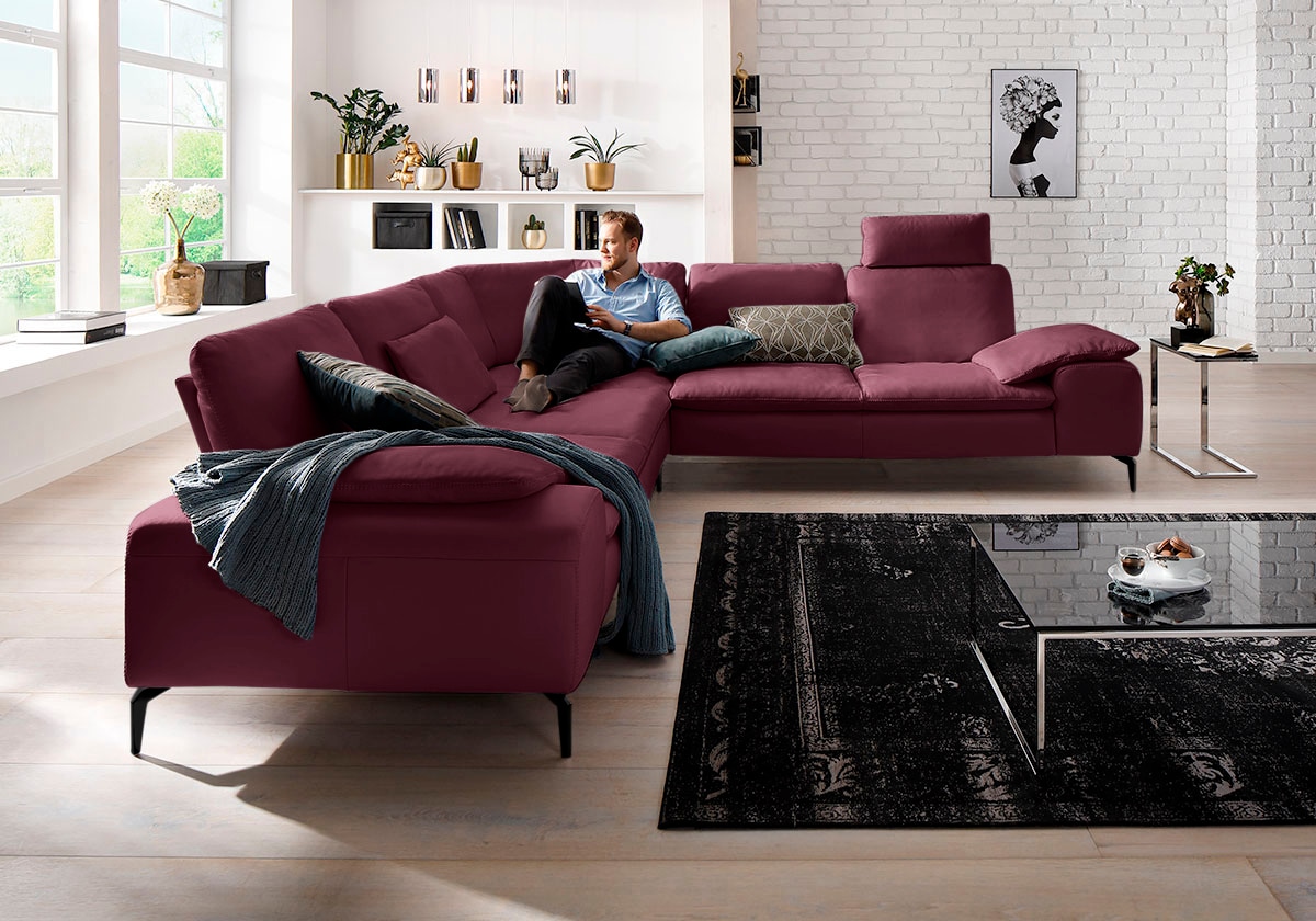 W.SCHILLIG Ecksofa »valentinoo, Designsofa, elegant und bequem, L-Form«, (S günstig online kaufen