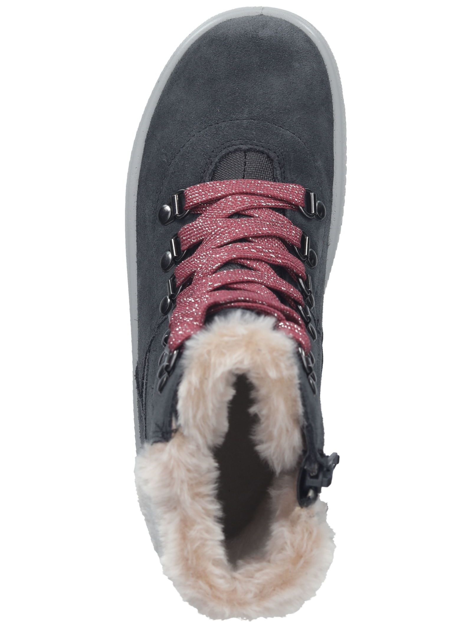Superfit Schnürstiefelette »Superfit Stiefelette Veloursleder/Textil«