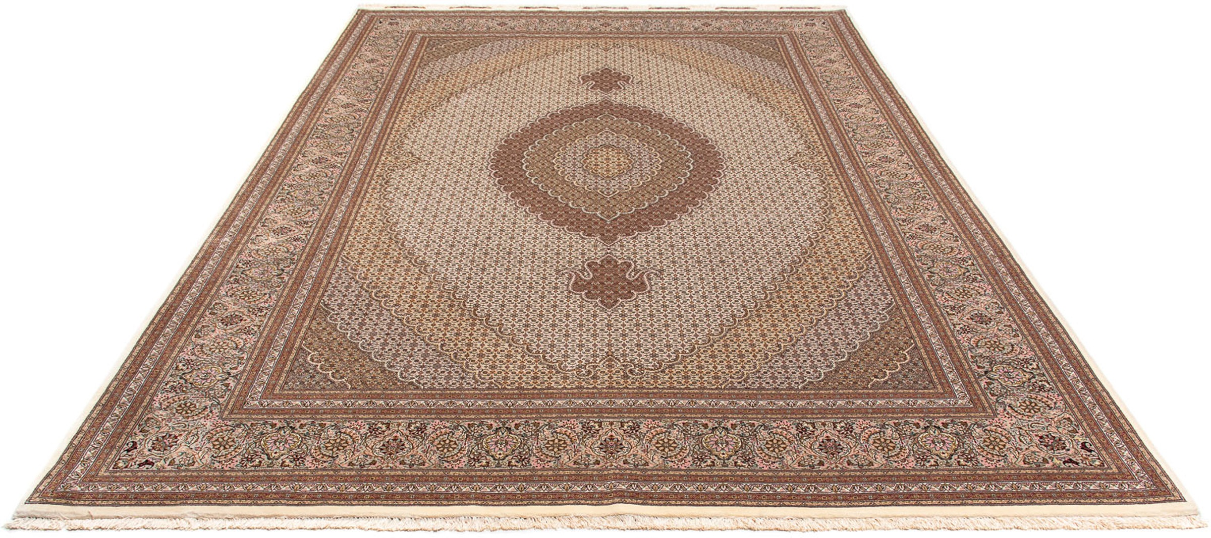 morgenland Orientteppich »Perser - Täbriz - 362 x 252 cm - hellbraun«, rech günstig online kaufen