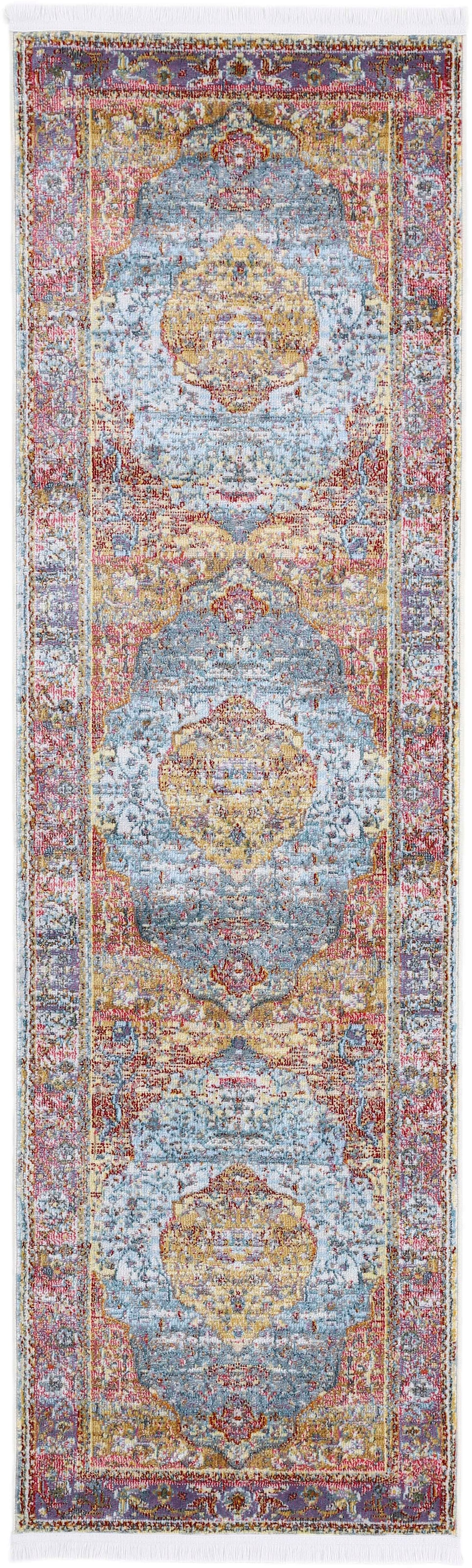 carpetfine Läufer »Esha«, rechteckig, 8 mm Höhe, Vintage Look, Wohnzimmer günstig online kaufen