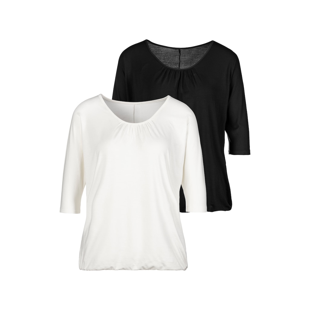 LASCANA 3/4-Arm-Shirt, (2er-Pack)