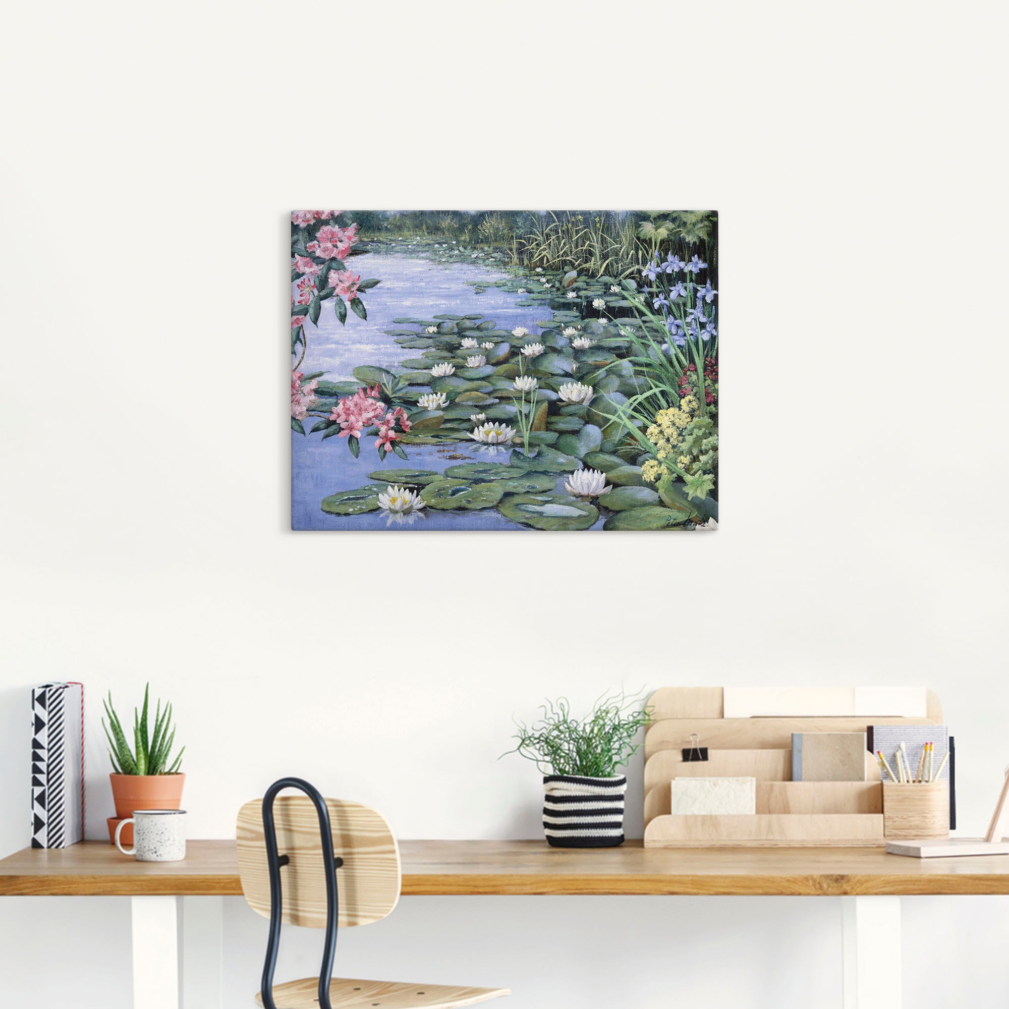 Artland Leinwandbild »Der See«, Gewässer, (1 St.), auf Keilrahmen gespannt
